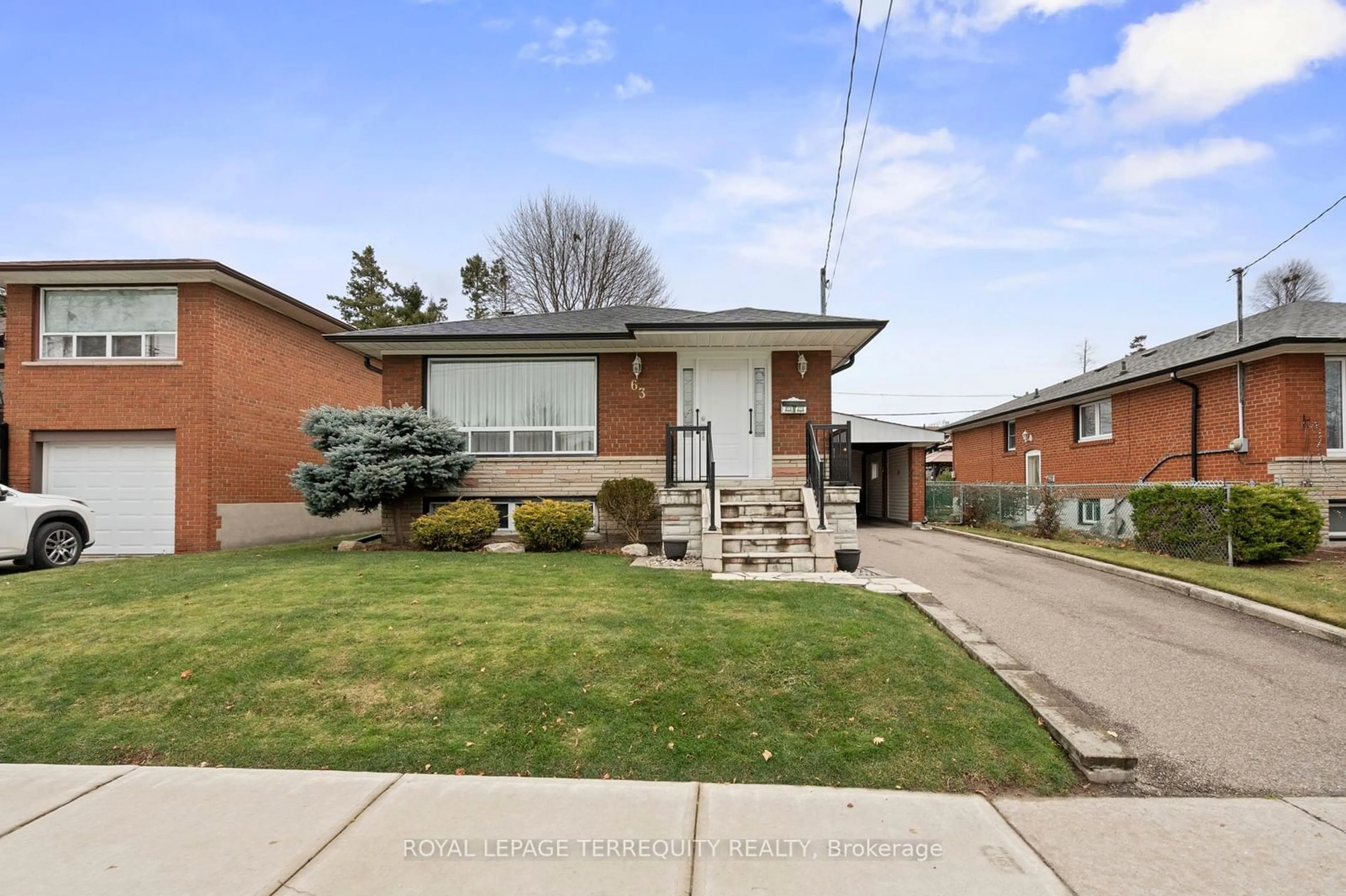 Home with brick exterior material, street for 63 Packard Blvd, Toronto Ontario M1P 4K6