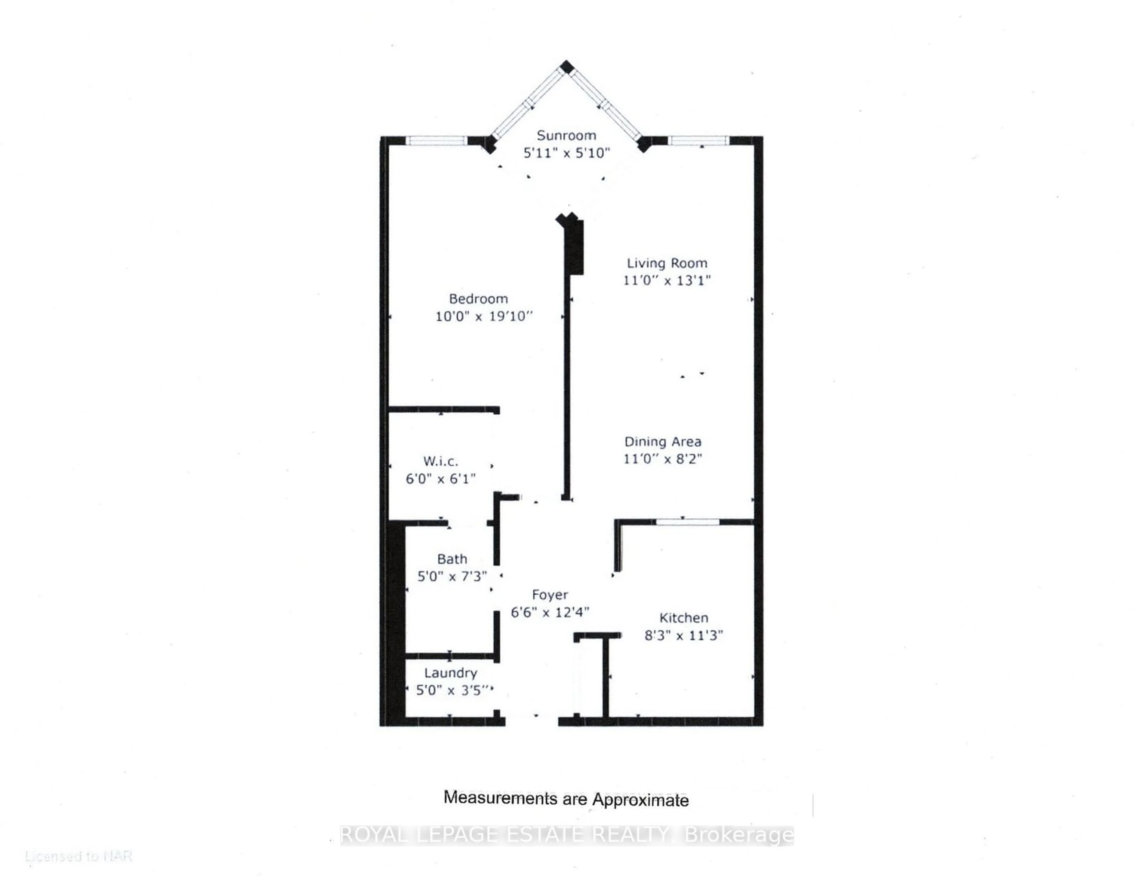 Floor plan for 4 Park Vista Dr #604, Toronto Ontario M4B 3M8