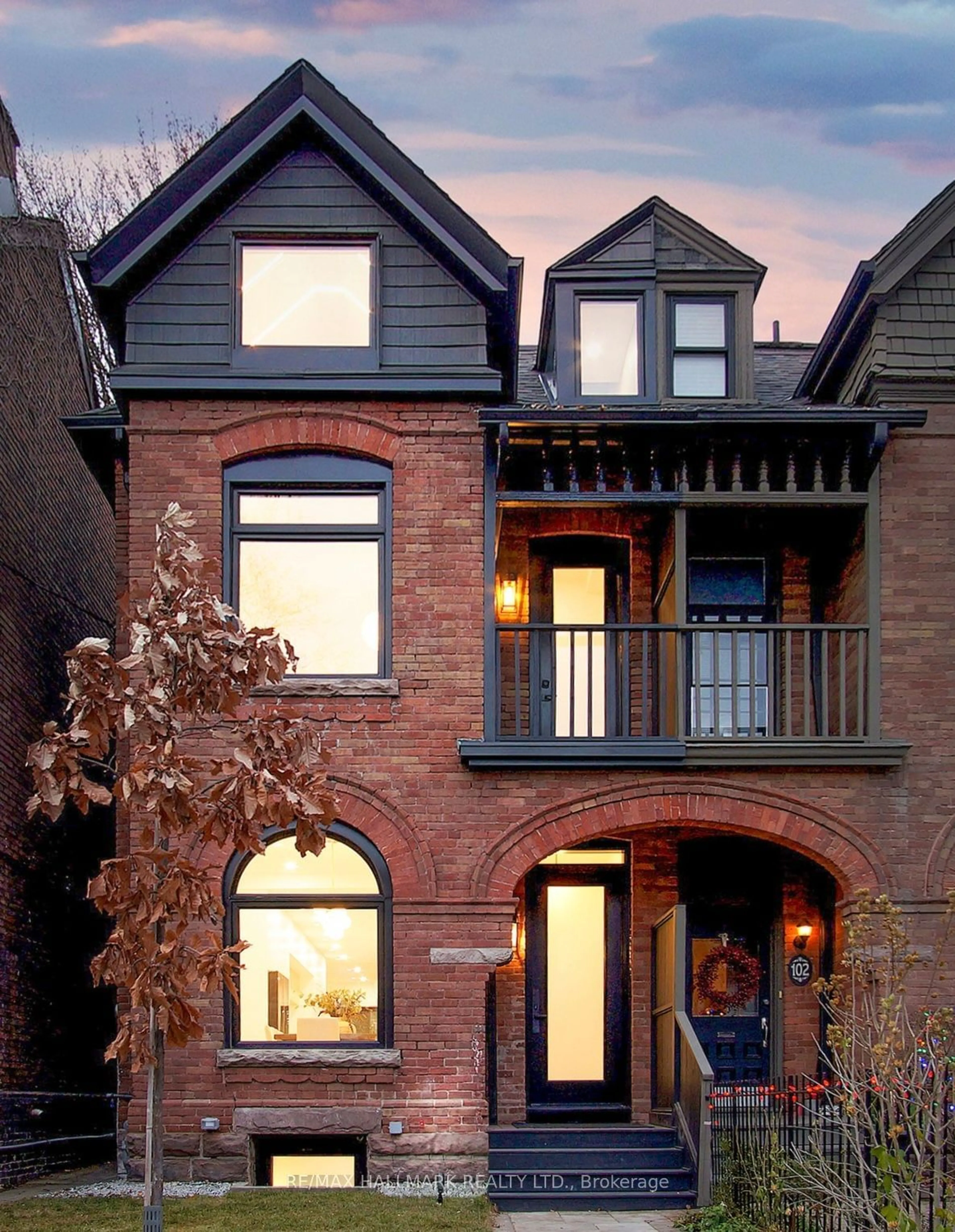 Home with brick exterior material, street for 100 Victor Ave, Toronto Ontario M4K 1A8