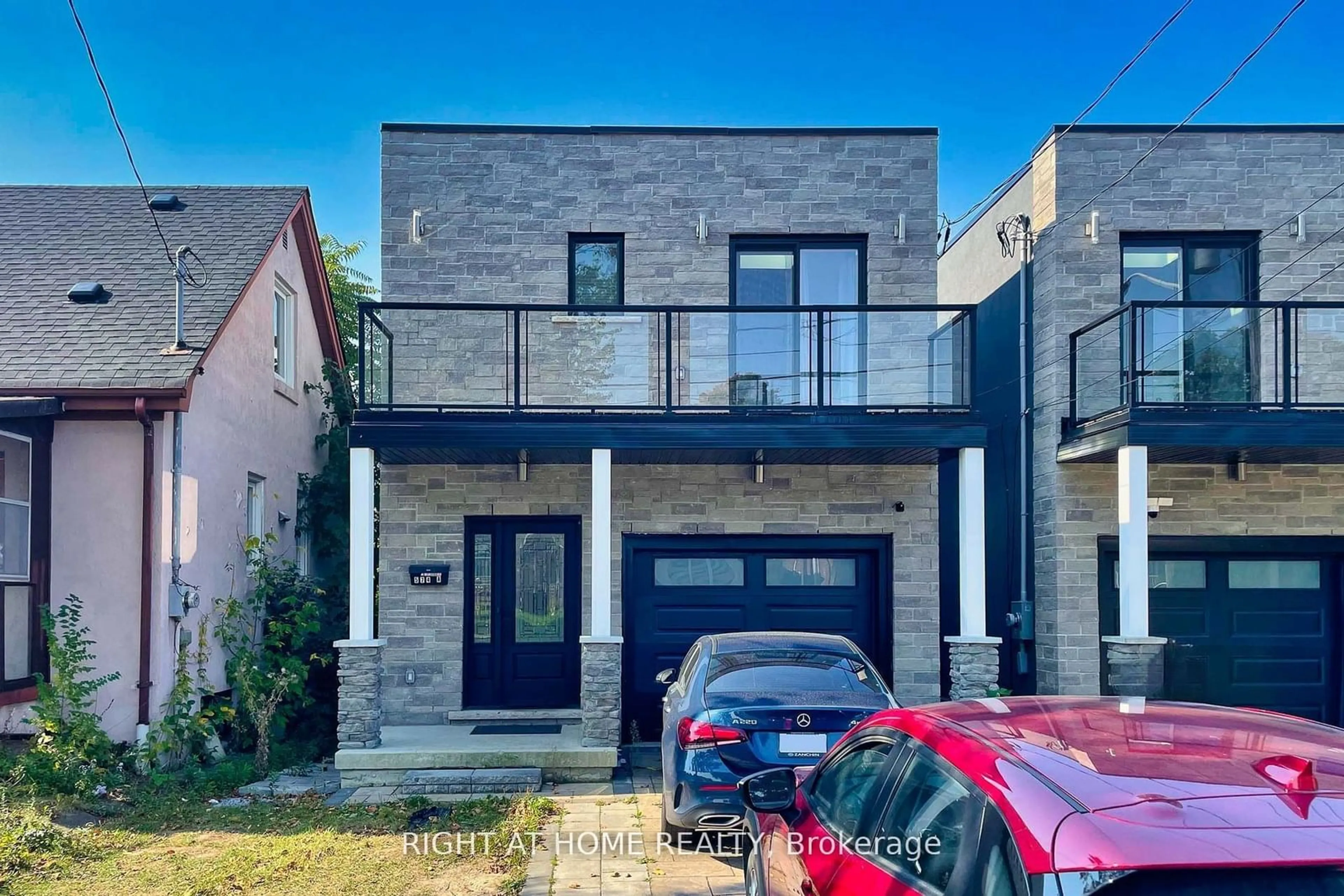 Home with brick exterior material, street for 574A Pharmacy Ave, Toronto Ontario M1L 3G9