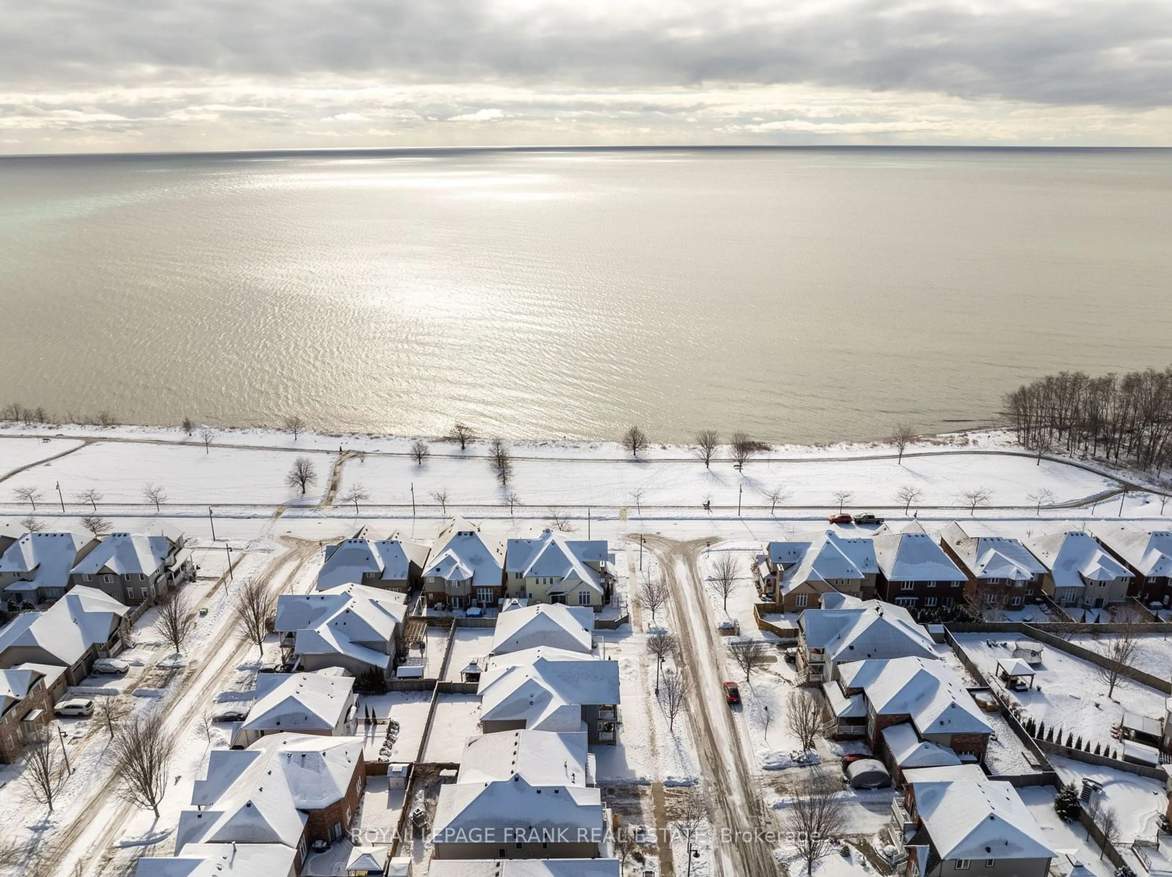 A pic from outside/outdoor area/front of a property/back of a property/a pic from drone, water/lake/river/ocean view for 15 Belsey Lane, Clarington Ontario L1B 0B3