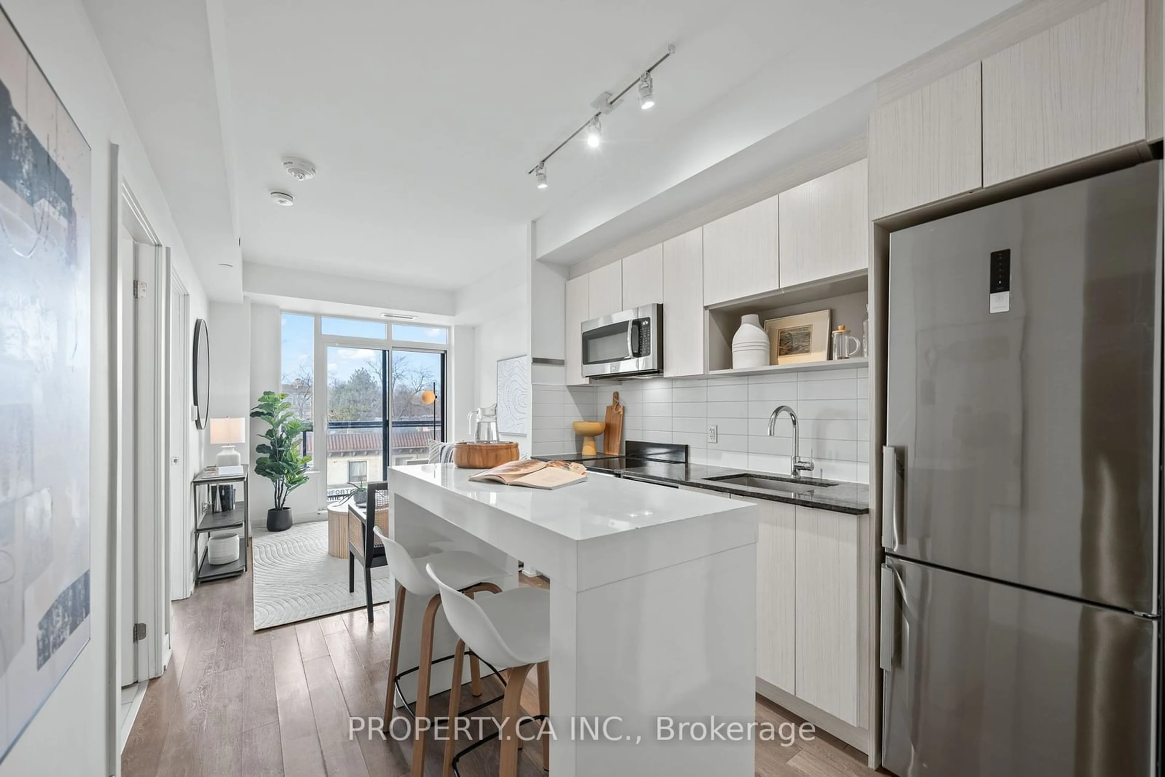 Open concept kitchen, unknown for 630 Greenwood Ave #308, Toronto Ontario M4J 4B2