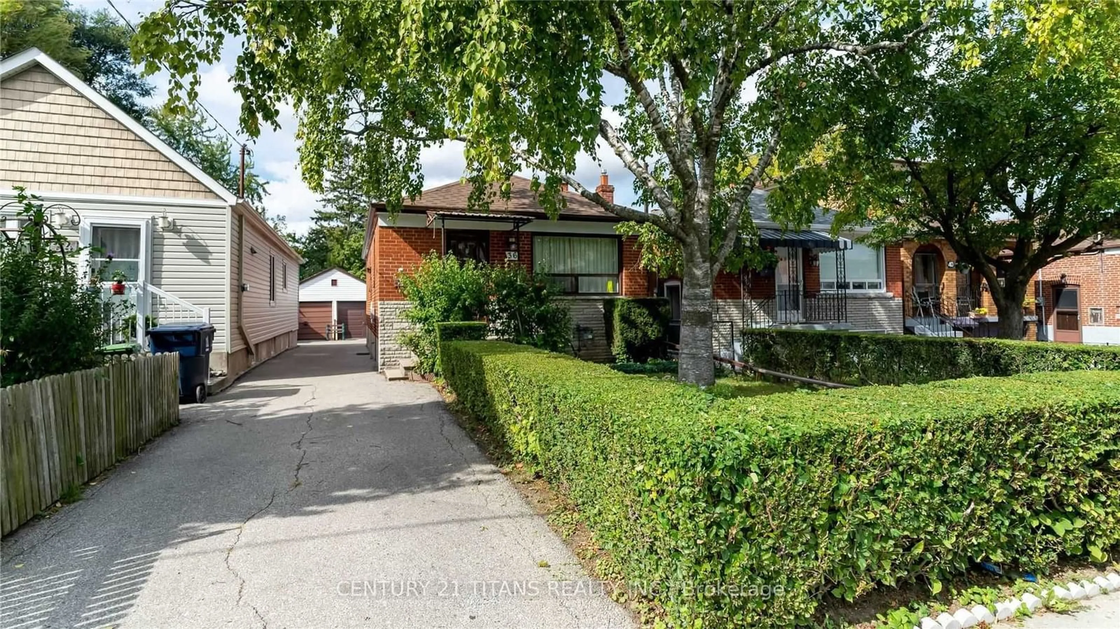 Home with brick exterior material, street for 36 North Edgely Ave, Toronto Ontario M1K 1T7