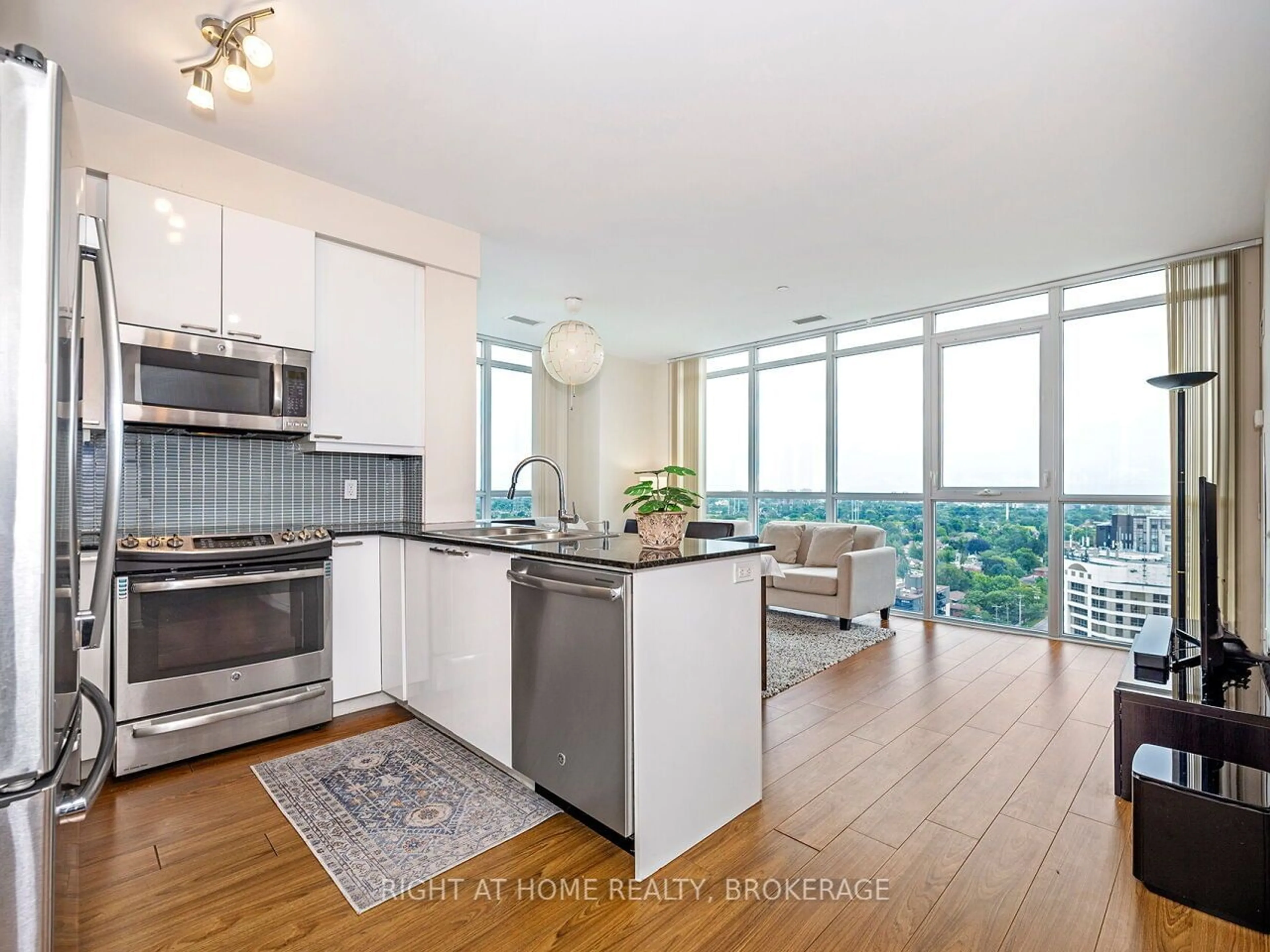 Open concept kitchen, unknown for 1328 Birchmount Rd #PH9, Toronto Ontario M1R 0B6