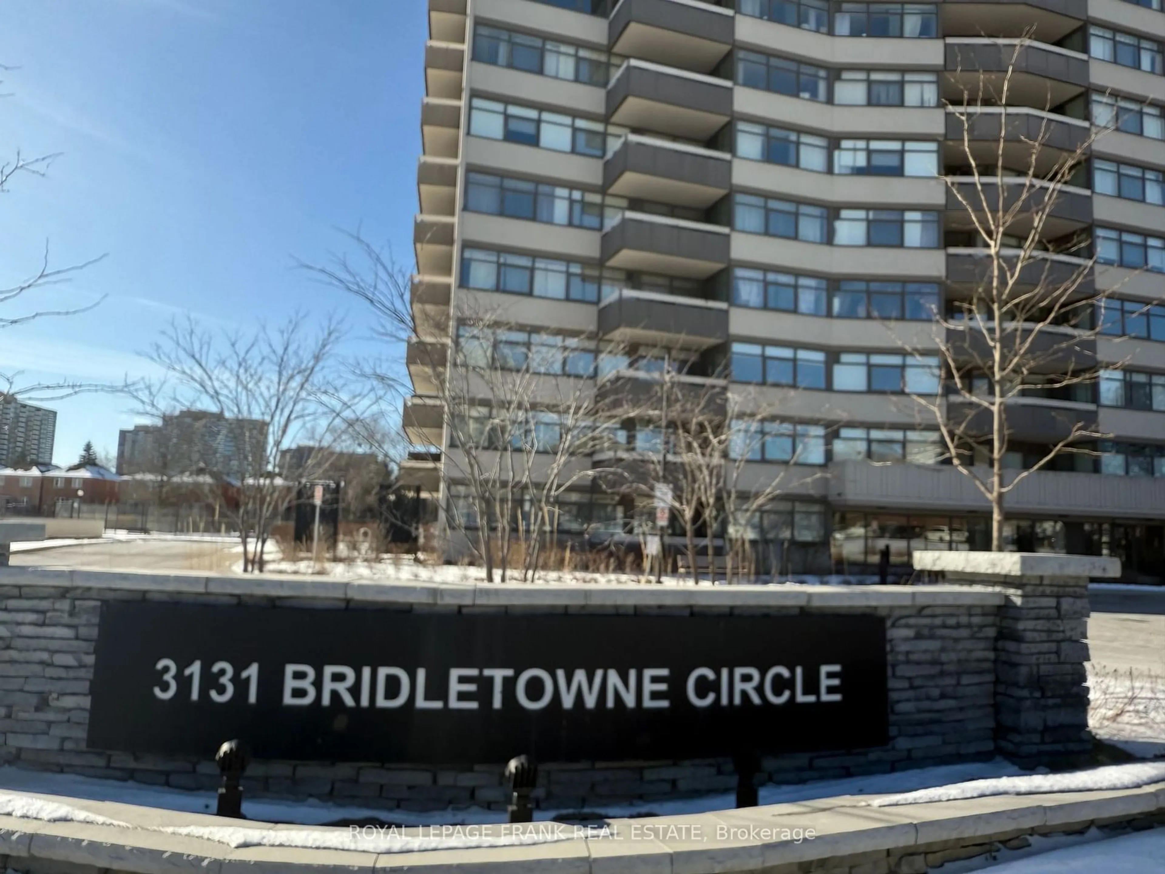 A pic from outside/outdoor area/front of a property/back of a property/a pic from drone, unknown for 3131 Bridletowne Circ #1503, Toronto Ontario M1W 2S9