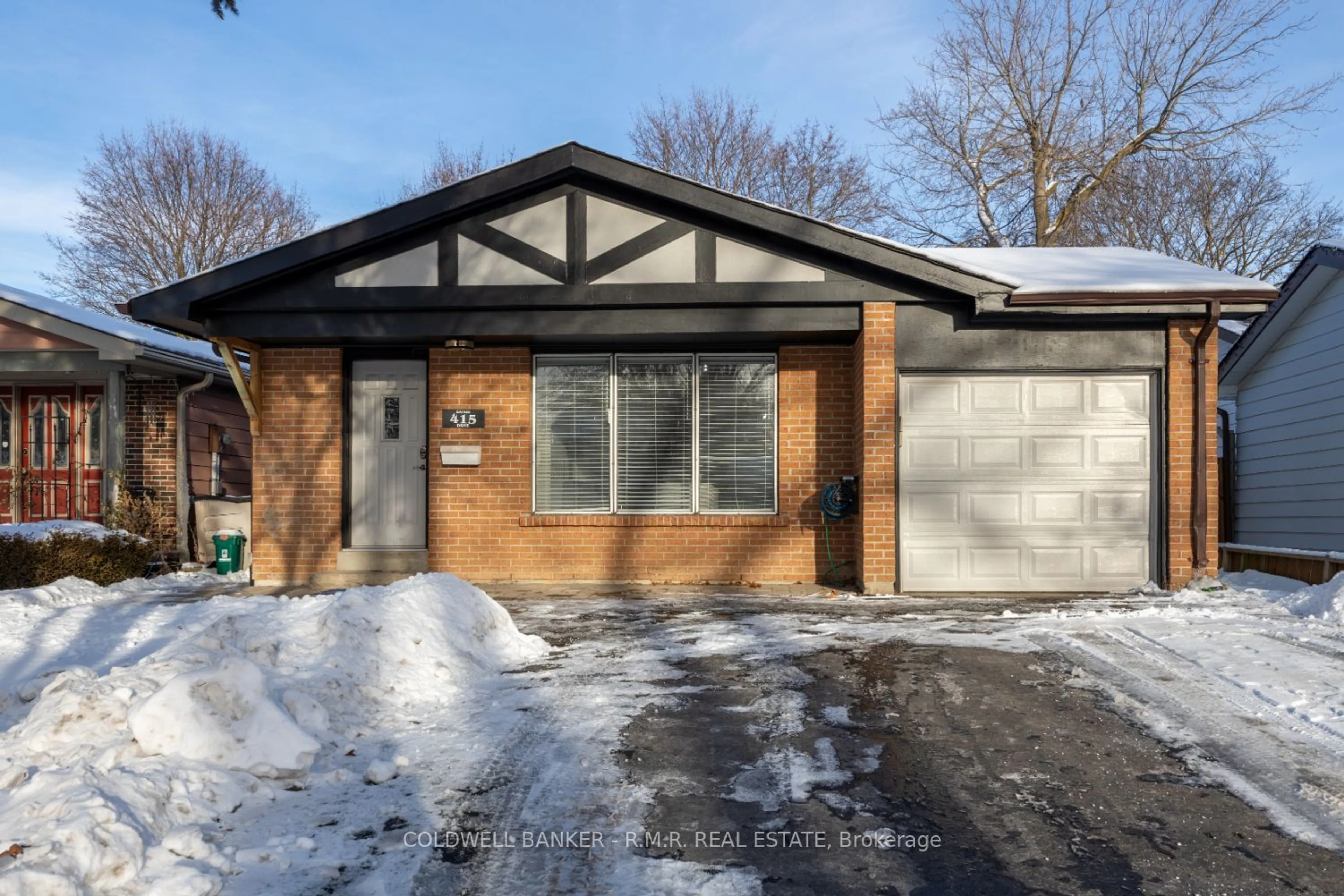 Home with brick exterior material, street for 415 Safari Dr, Oshawa Ontario L1K 1B5