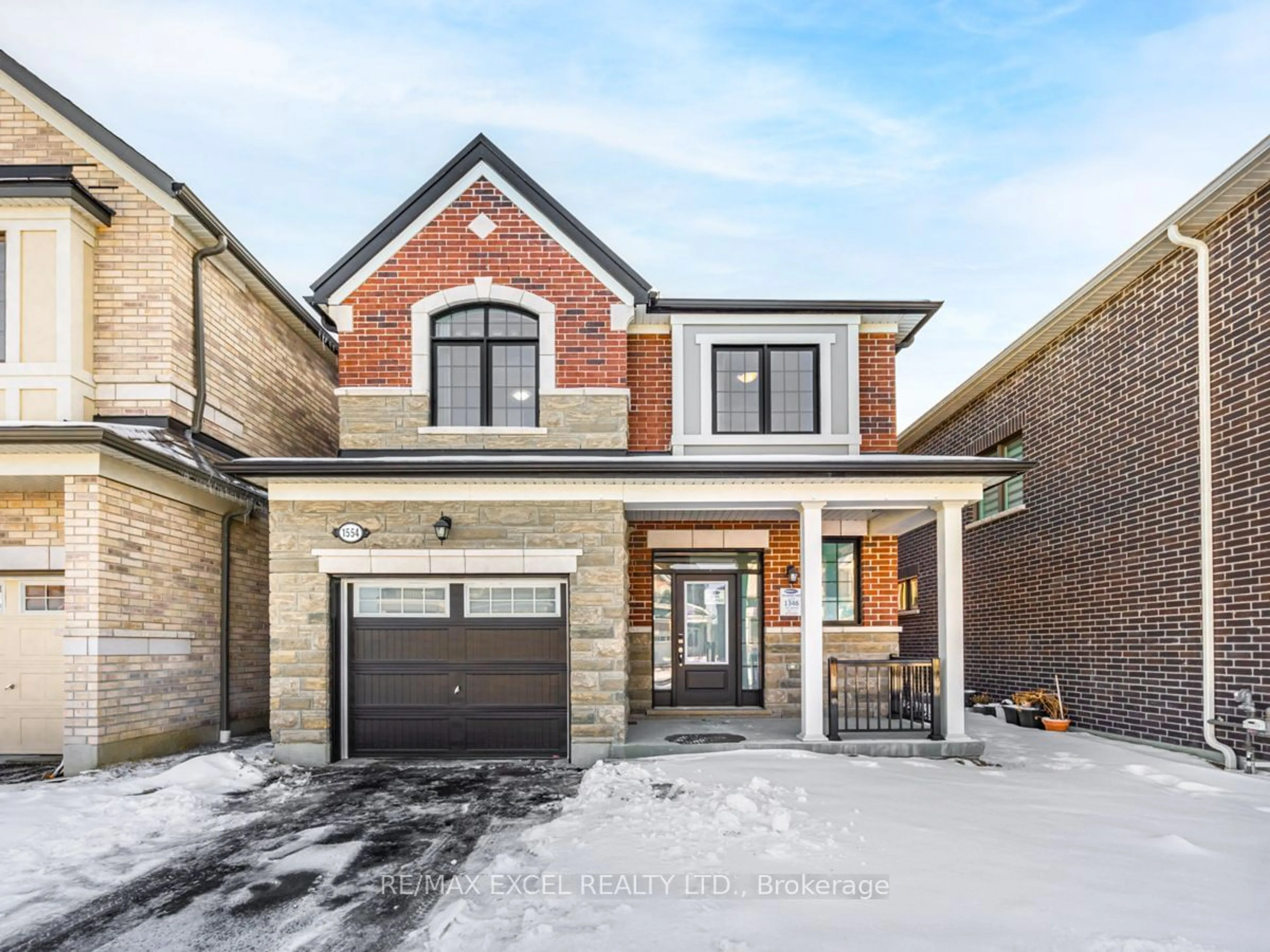 Home with brick exterior material, street for 1554 Scarlett Tr, Pickering Ontario L1X 0N9