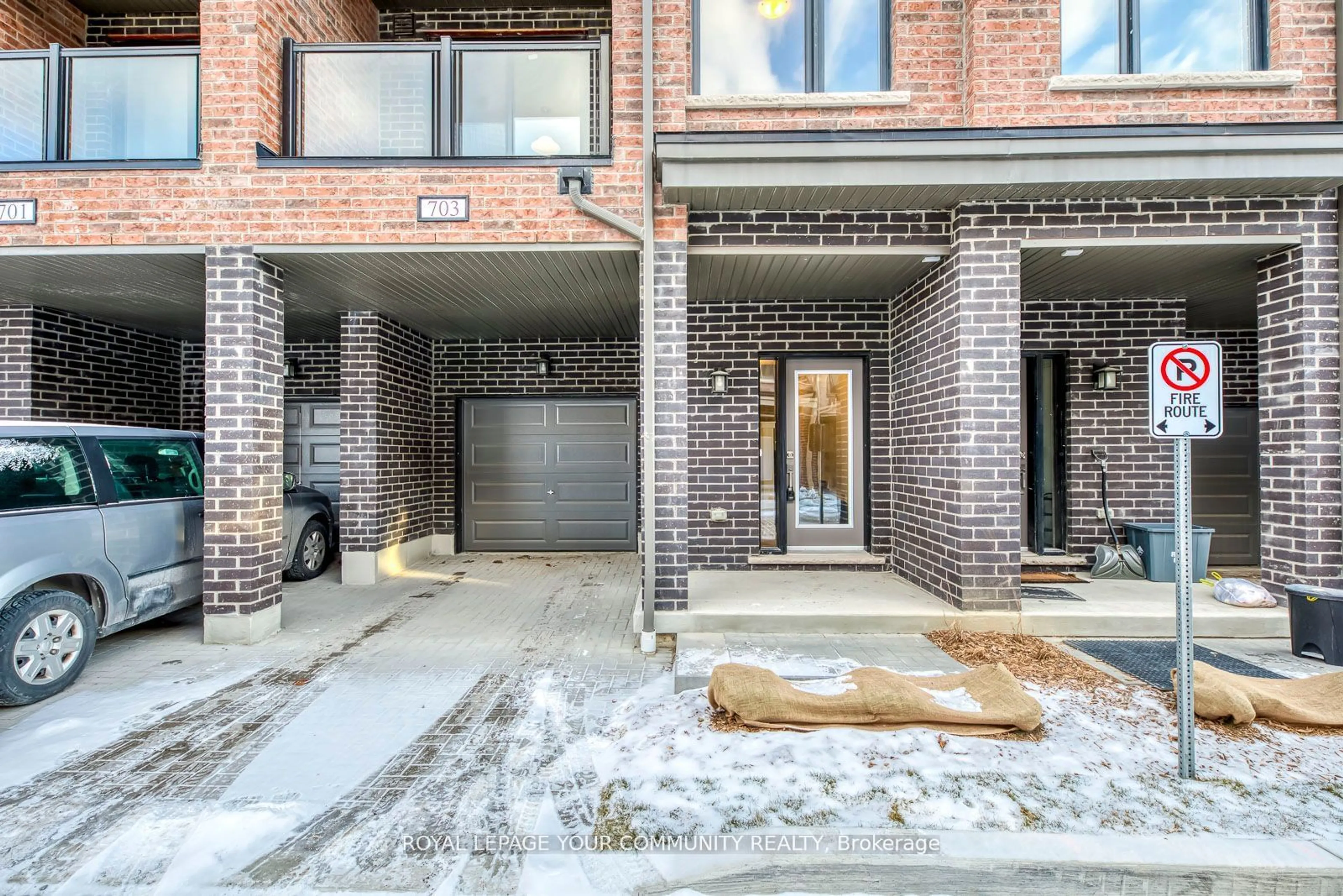 Home with brick exterior material, street for 1865 Pickering Pkwy #703, Pickering Ontario L1V 0H2