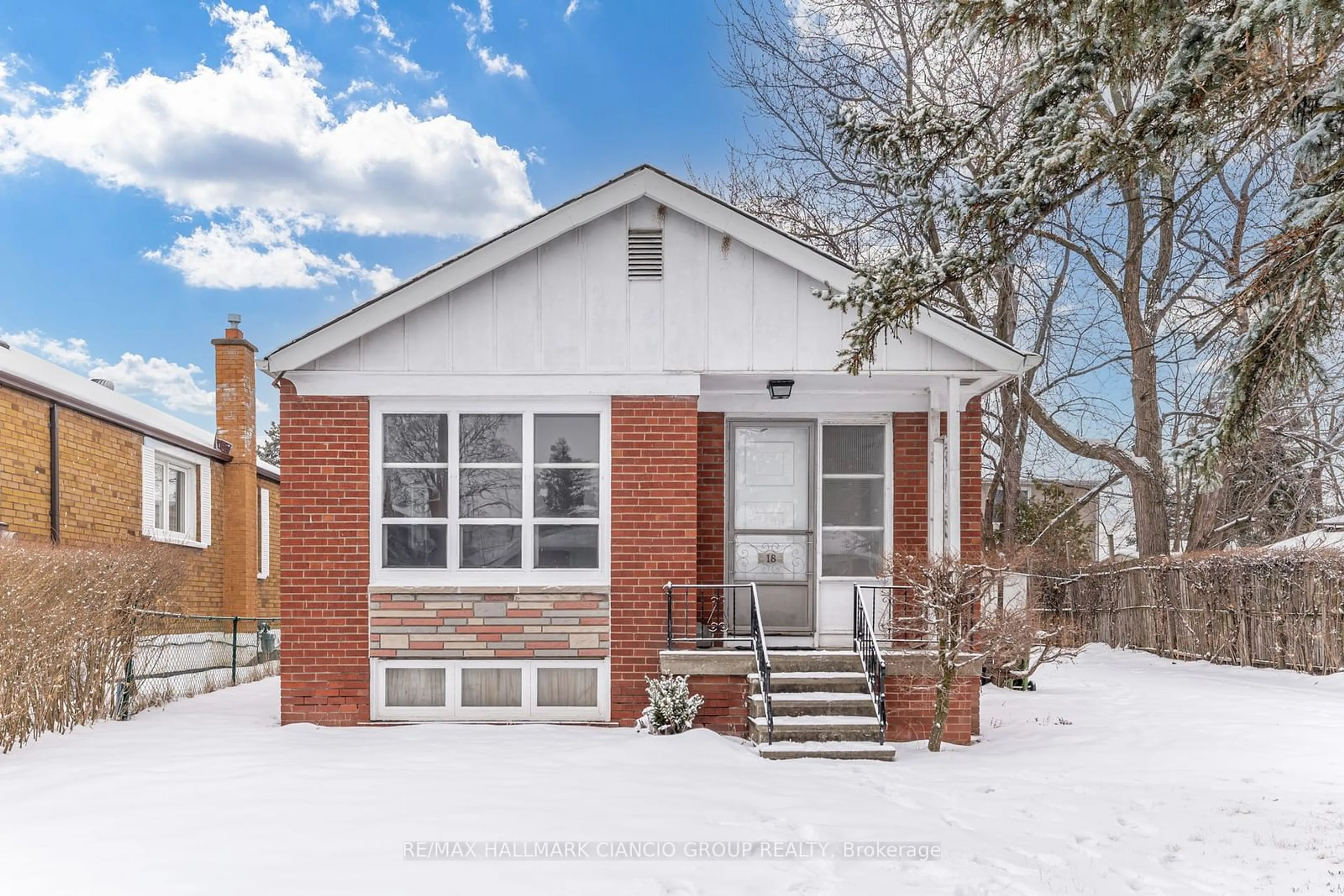 Home with brick exterior material, street for 18 Castille Ave, Toronto Ontario M1R 2C1