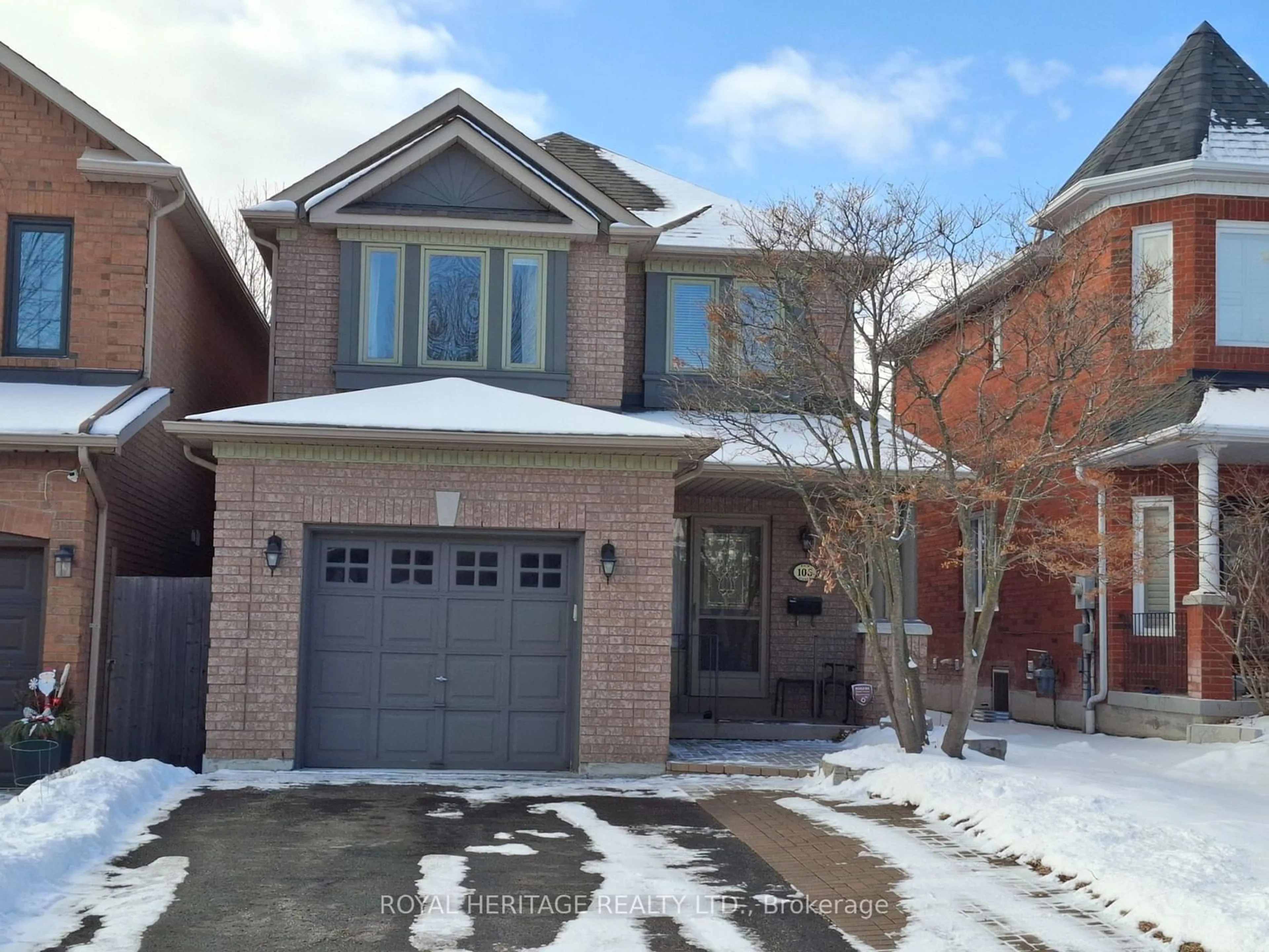 Home with brick exterior material, street for 106 Bach Ave, Whitby Ontario L1R 2P8