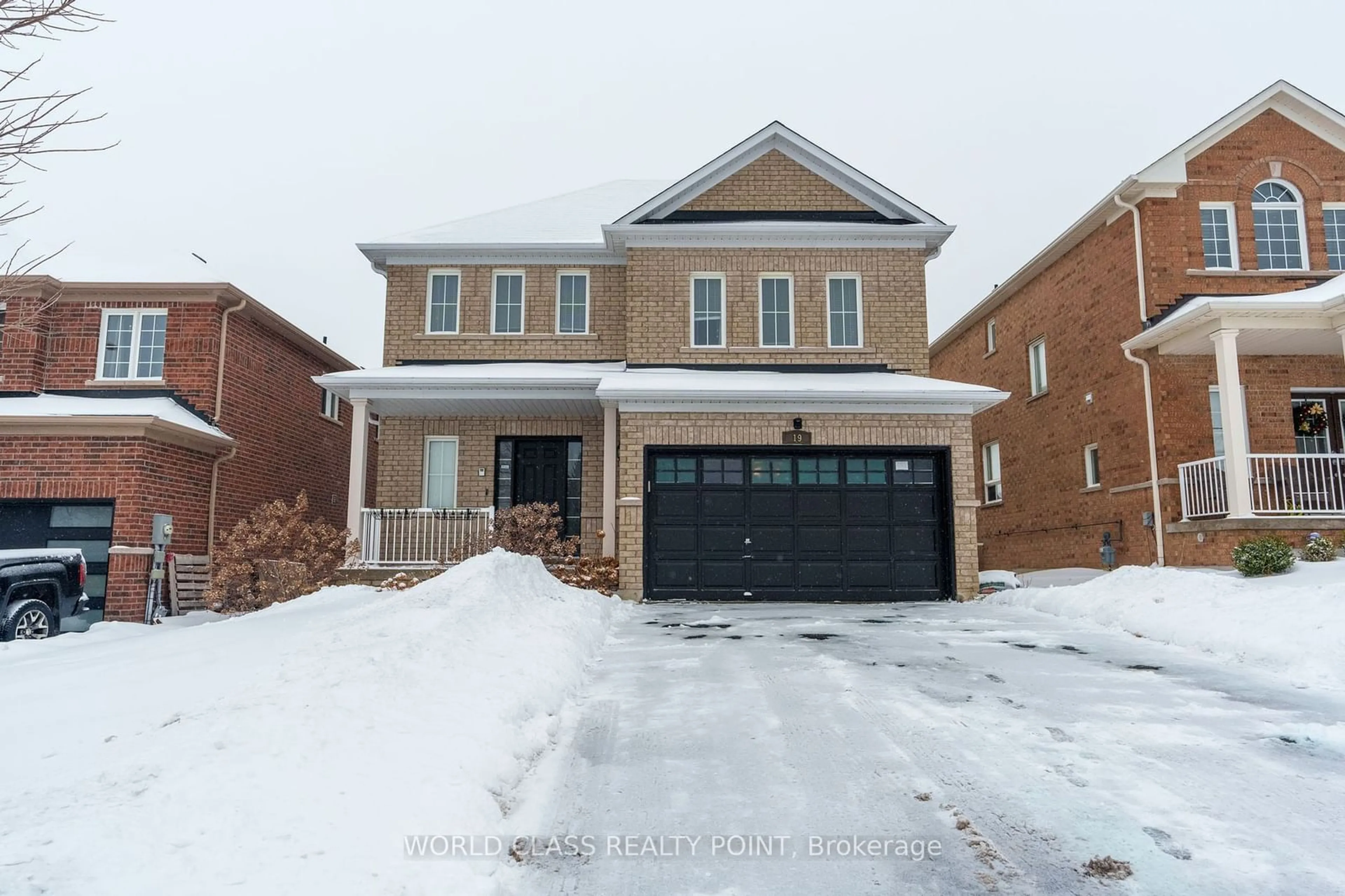 Home with brick exterior material, street for 19 Partner Dr, Clarington Ontario L1E 3J1