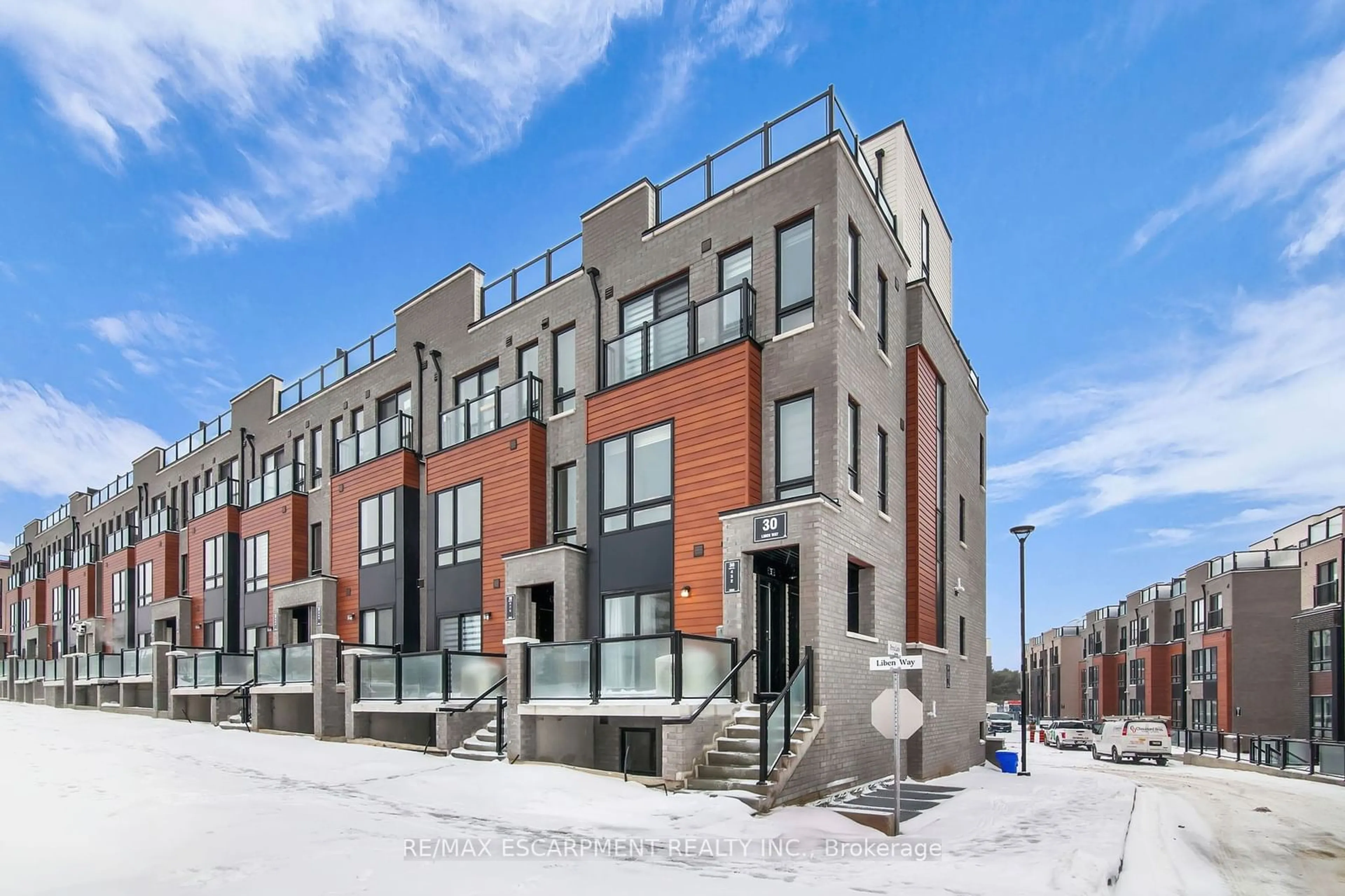 Home with brick exterior material, street for 30 Liben Way #2, Toronto Ontario M1B 1Y4