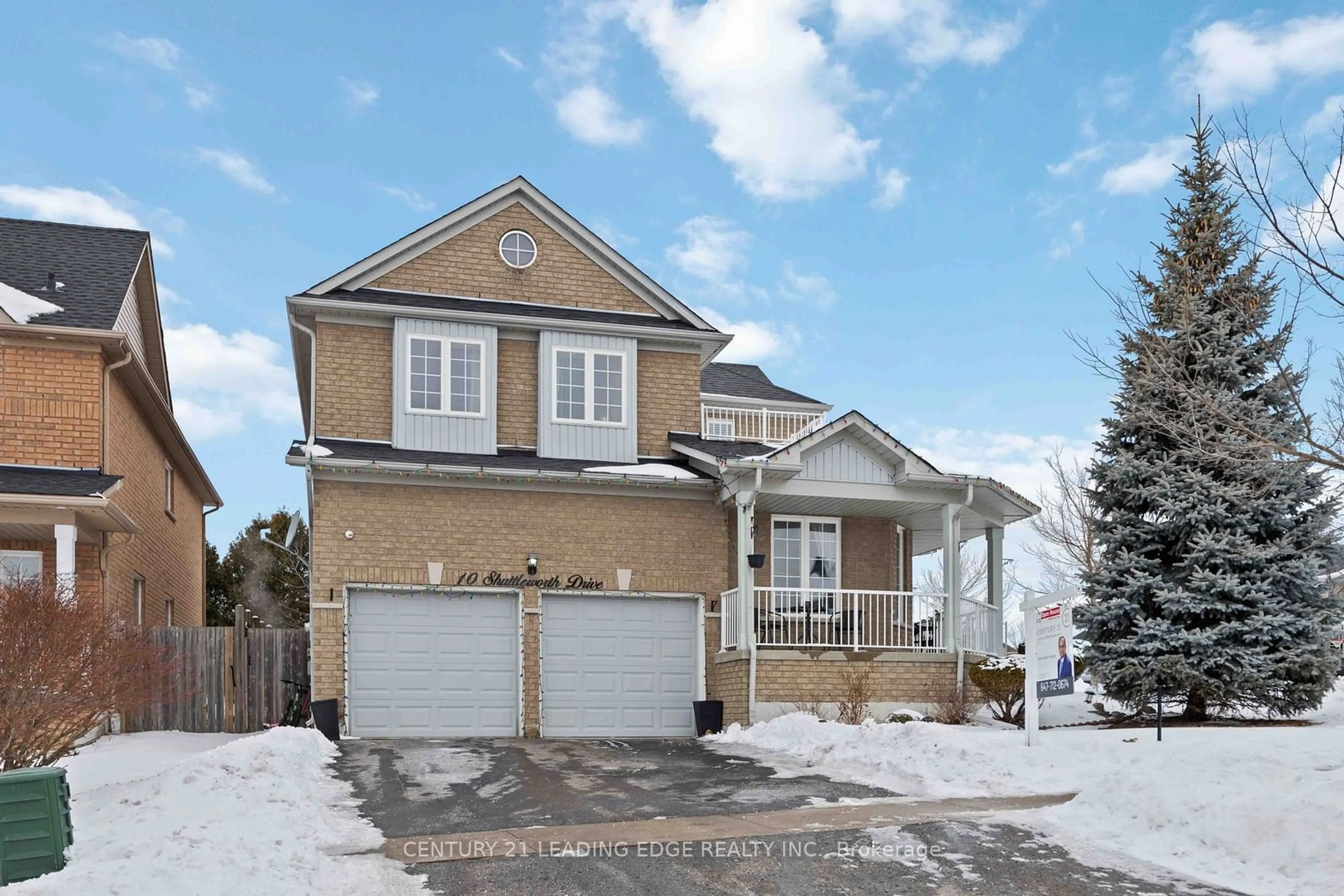 Home with brick exterior material, street for 10 Shuttleworth Dr, Clarington Ontario L1E 3J1