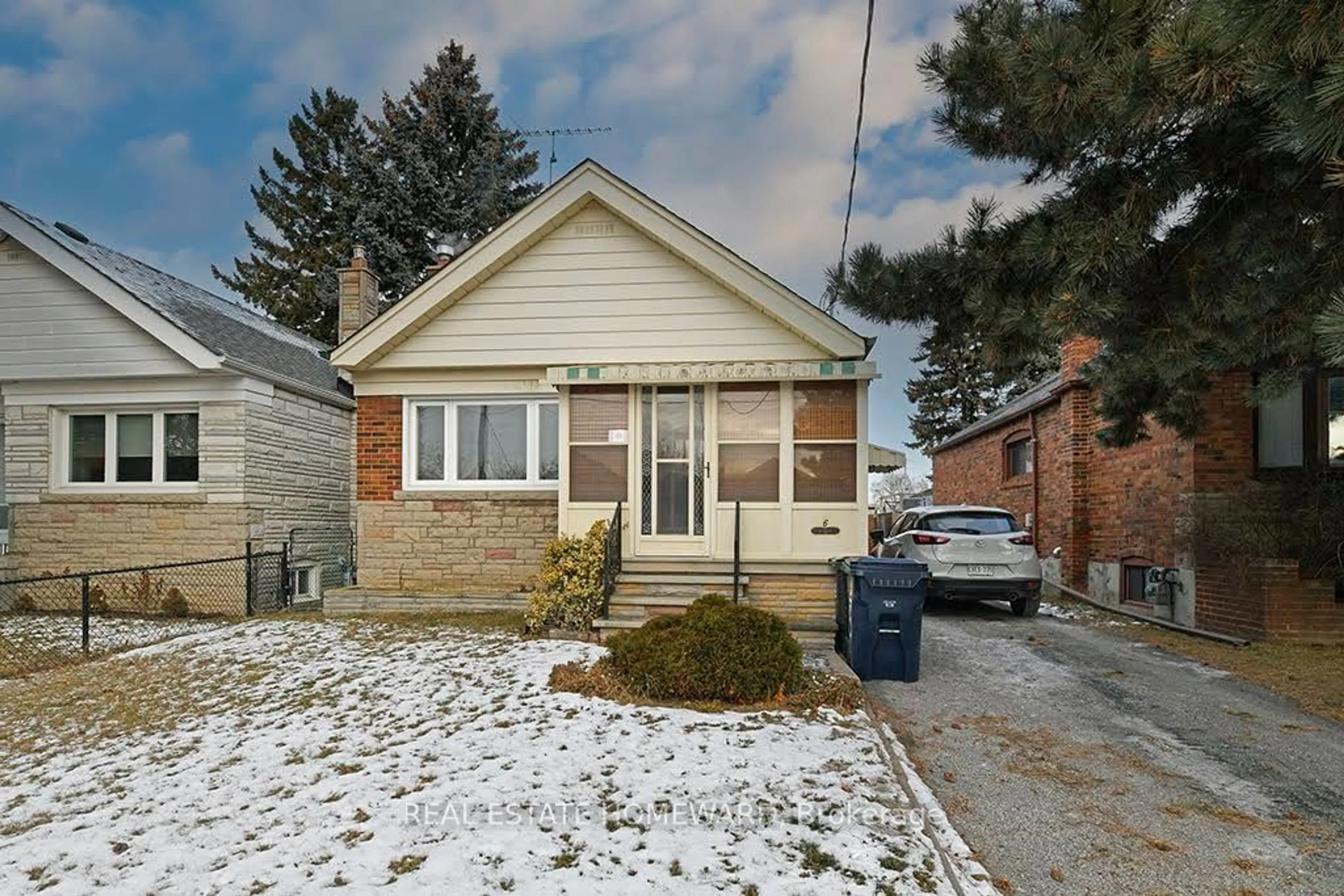 Home with brick exterior material, street for 6 Joanith Dr, Toronto Ontario M4B 1S7