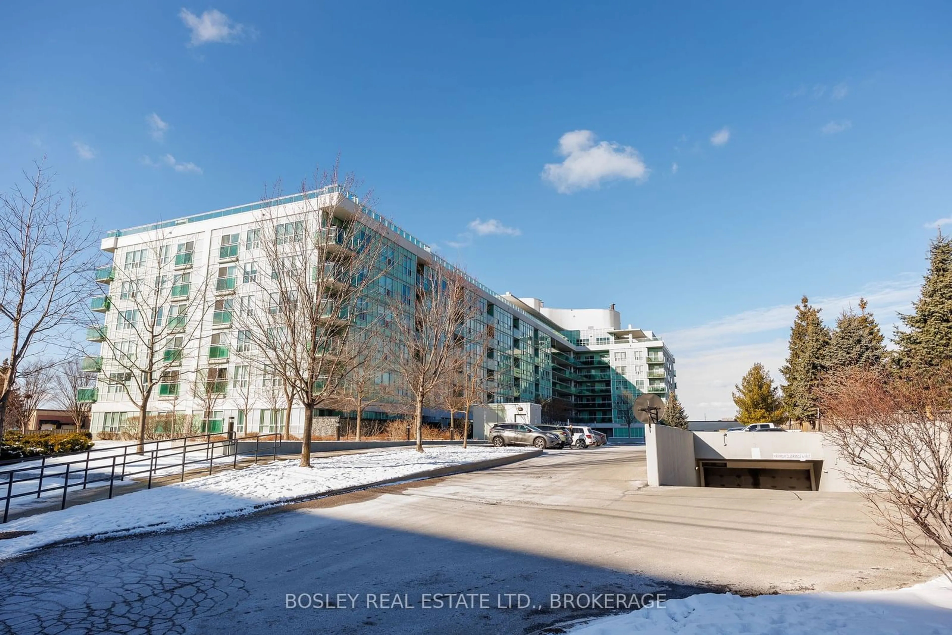 A pic from outside/outdoor area/front of a property/back of a property/a pic from drone, unknown for 60 Fairfax Cres #408, Toronto Ontario M1L 0E1