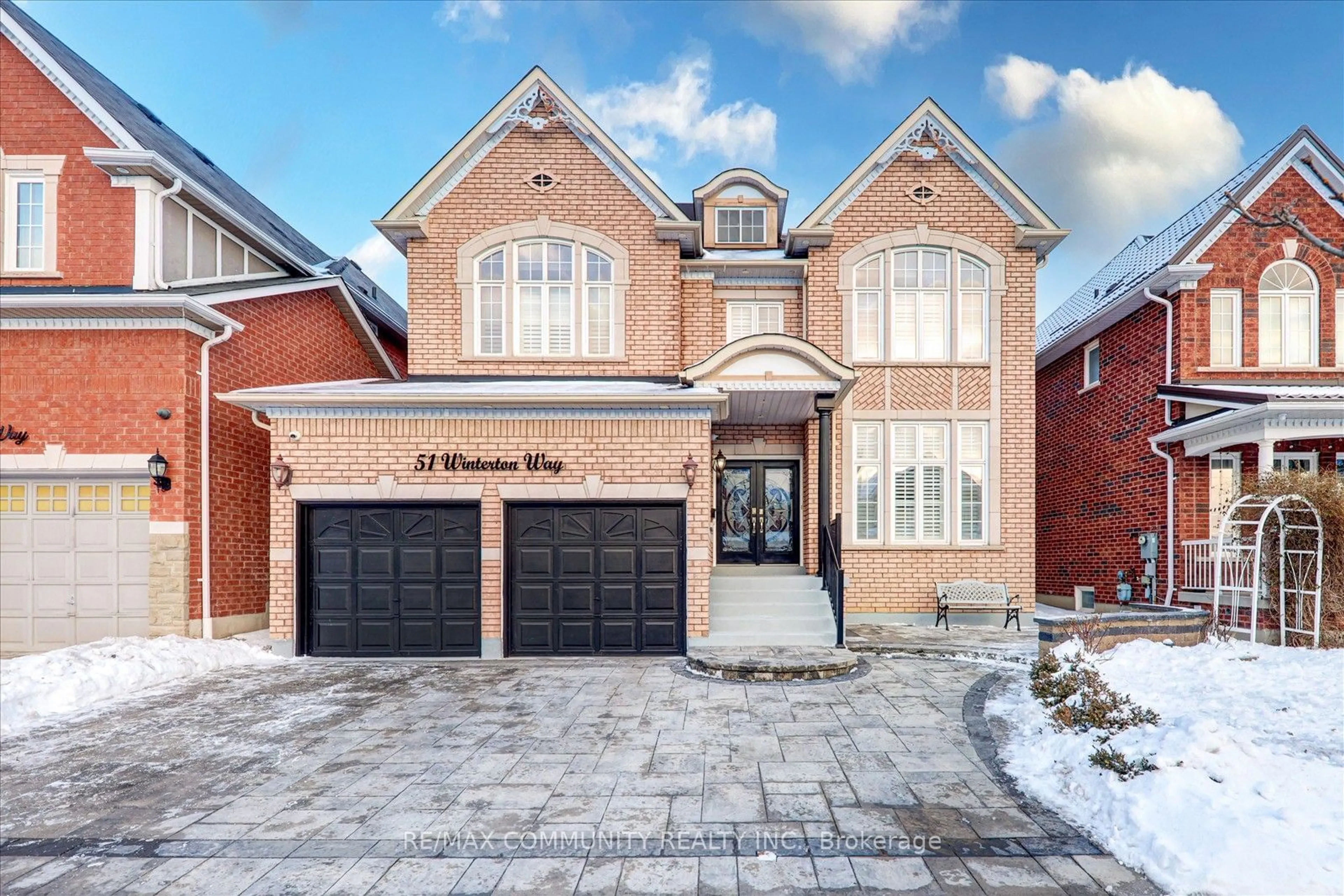 Home with brick exterior material, street for 51 Winterton Way, Ajax Ontario L1T 0L4