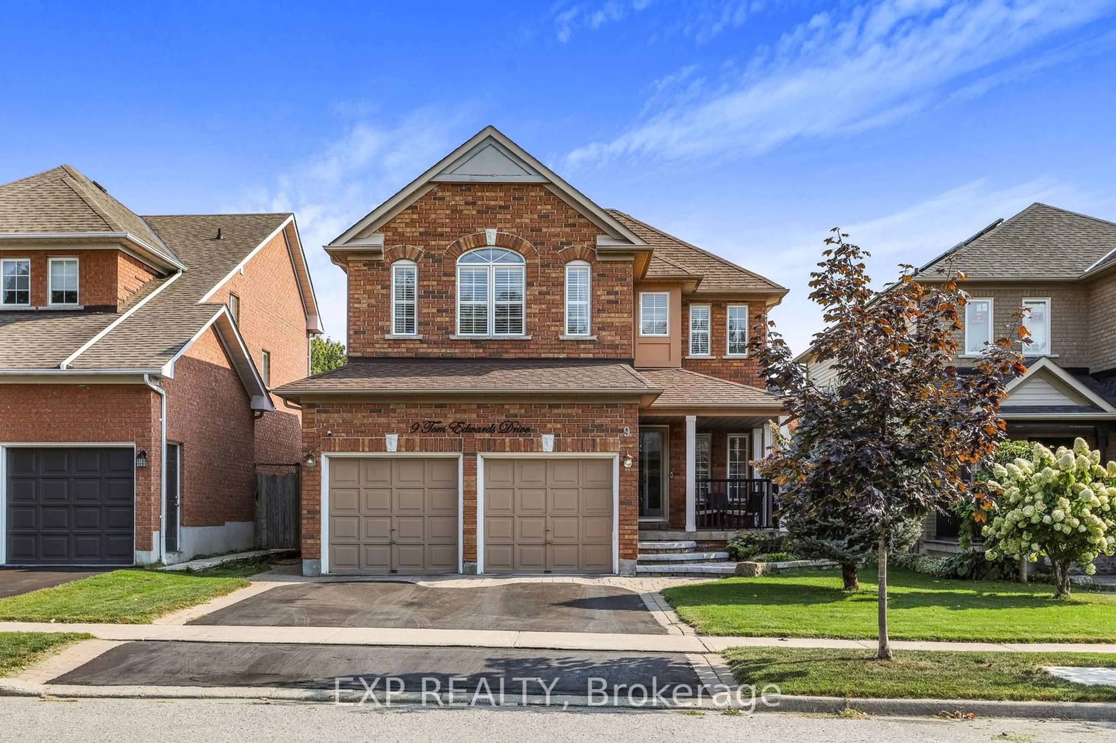 Home with brick exterior material, street for 9 Tom Edwards Dr, Whitby Ontario L1R 2R4