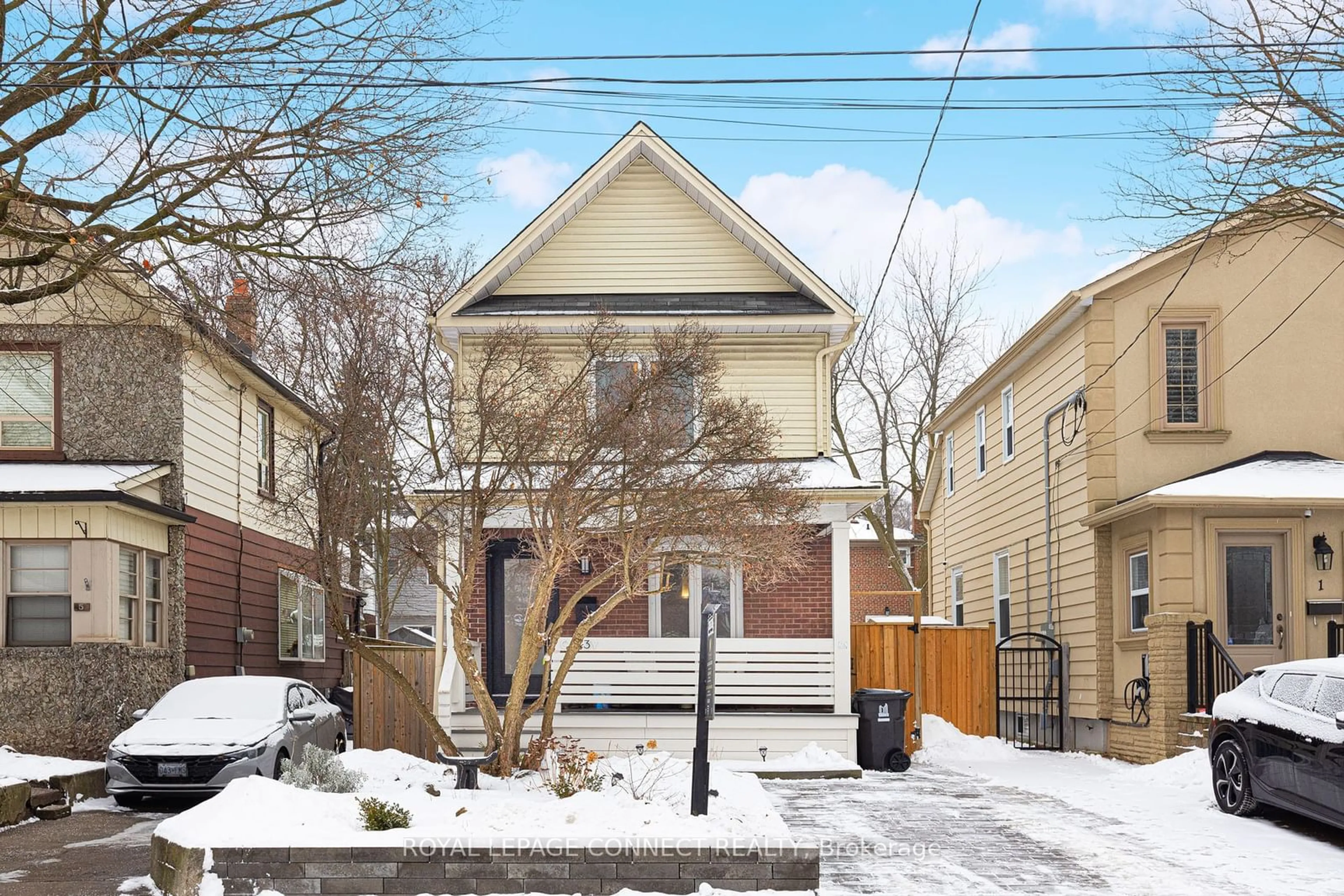 Home with brick exterior material, street for 3 Orley Ave, Toronto Ontario M4C 2B8