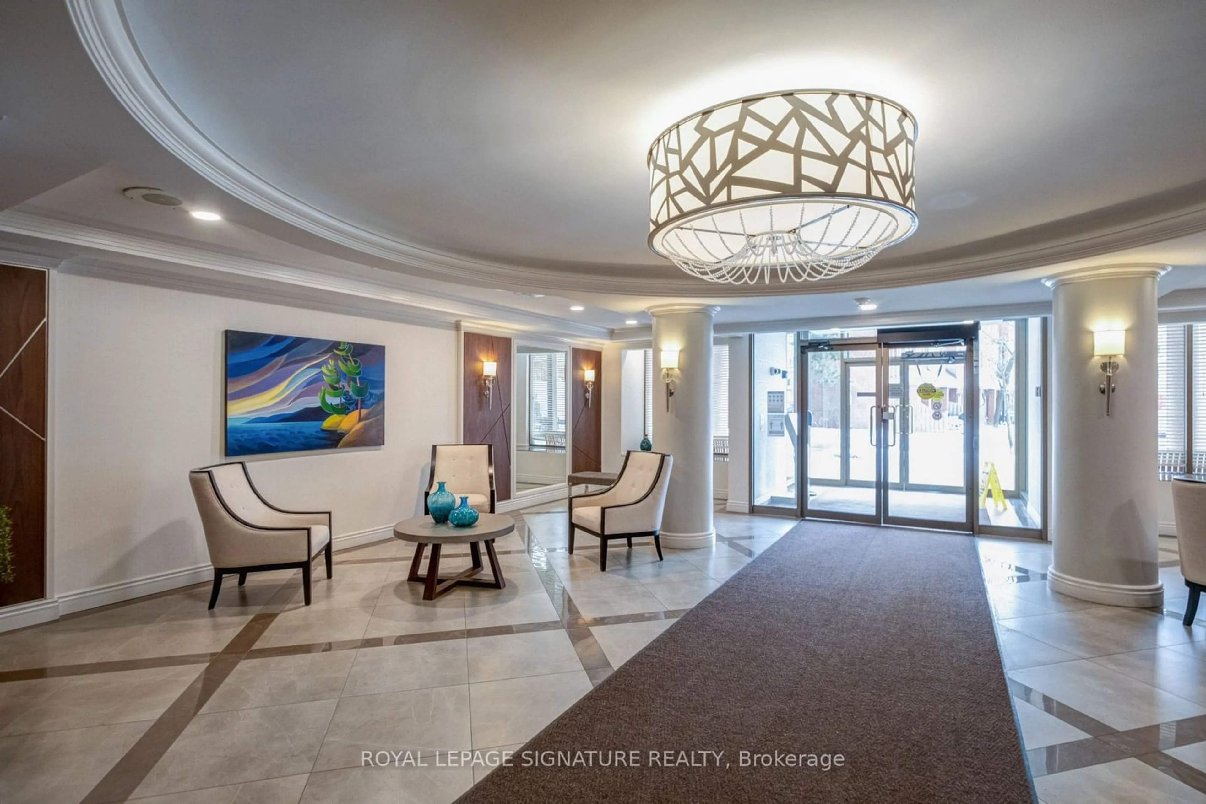 Indoor foyer for 1000 The Esplanade #410, Pickering Ontario L1V 6V4