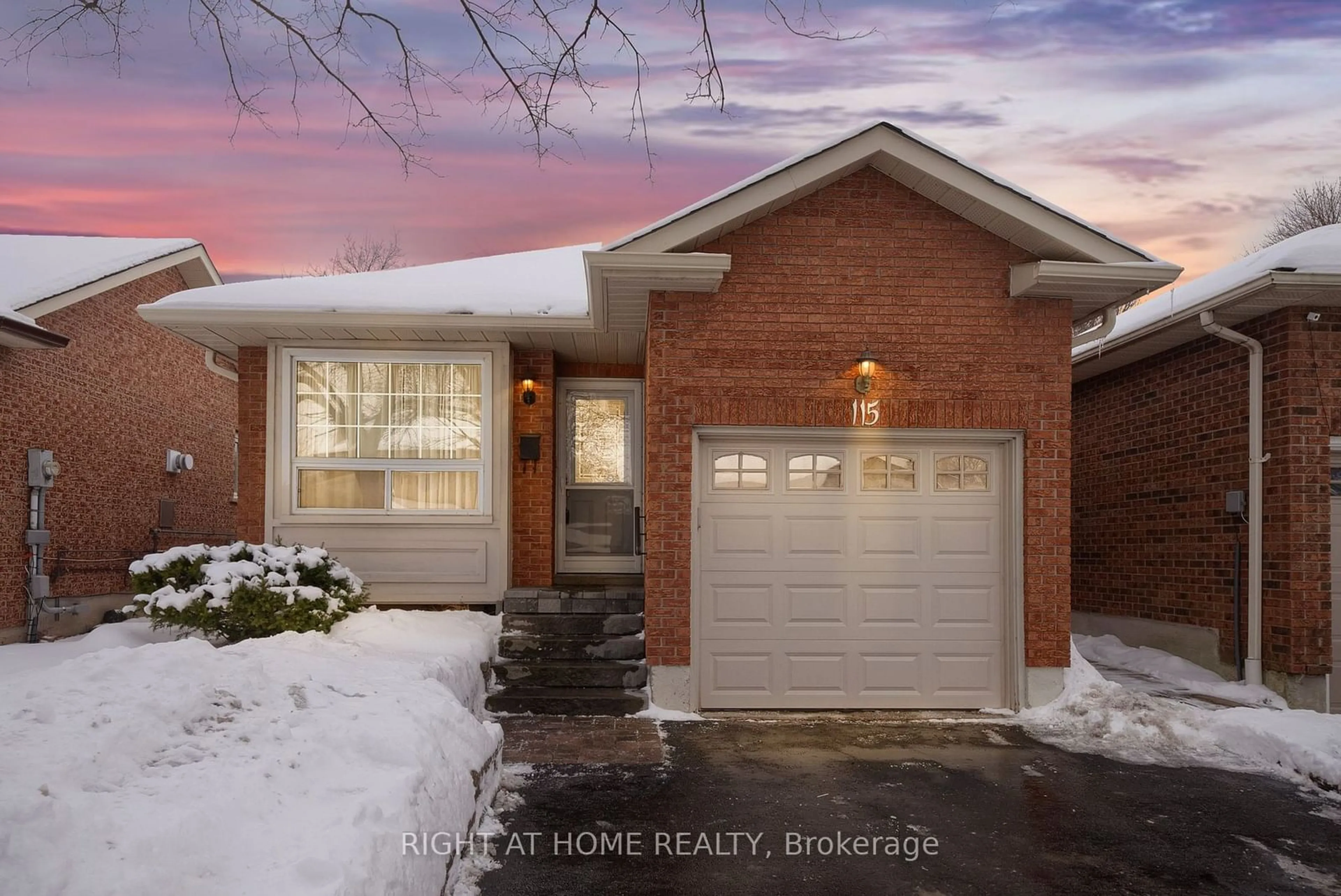 Home with brick exterior material, street for 115 Ribblesdale Dr, Whitby Ontario L1N 7K2