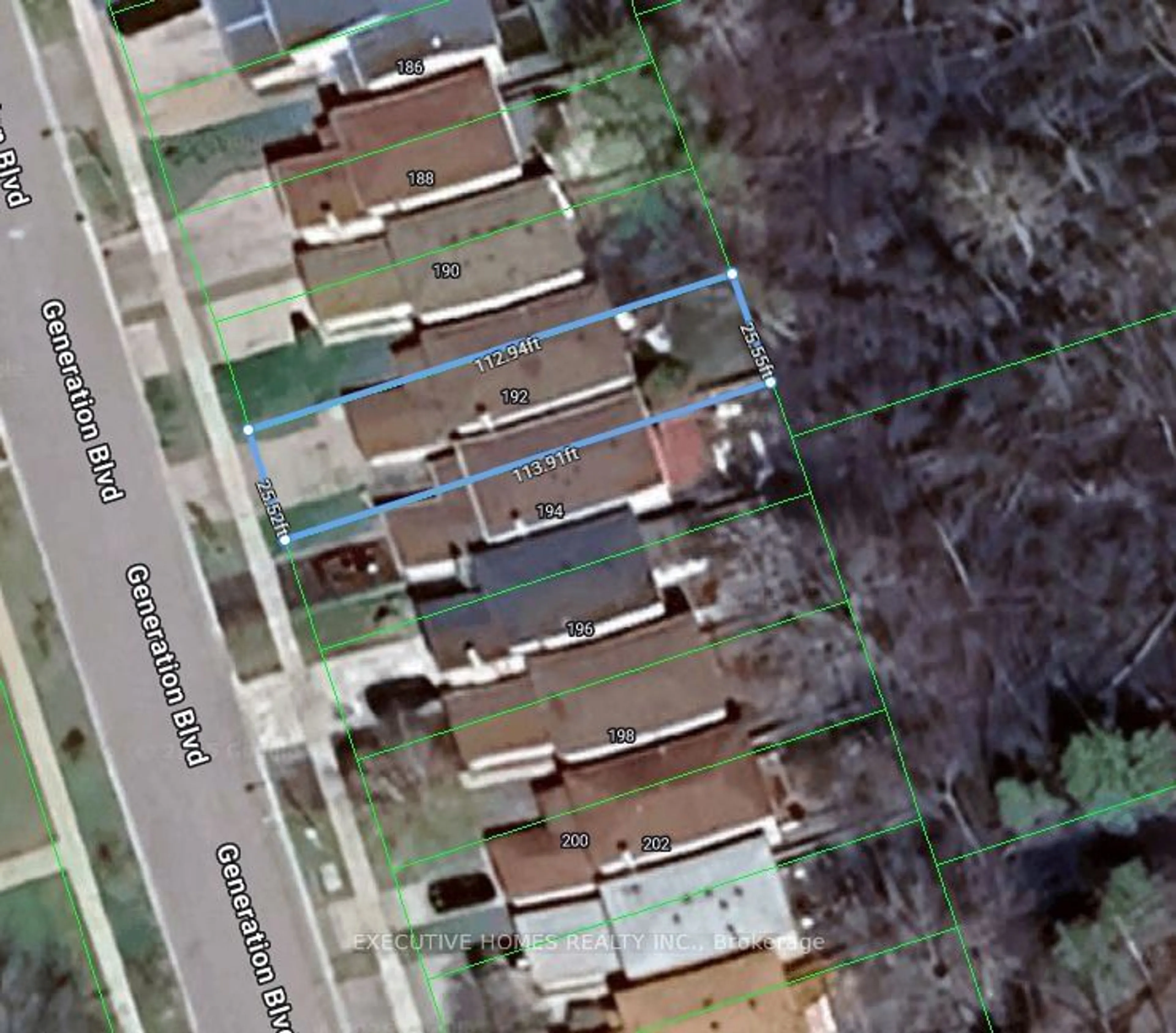 A pic from outside/outdoor area/front of a property/back of a property/a pic from drone, street for 192 Generation Blvd, Toronto Ontario M1B 1V2