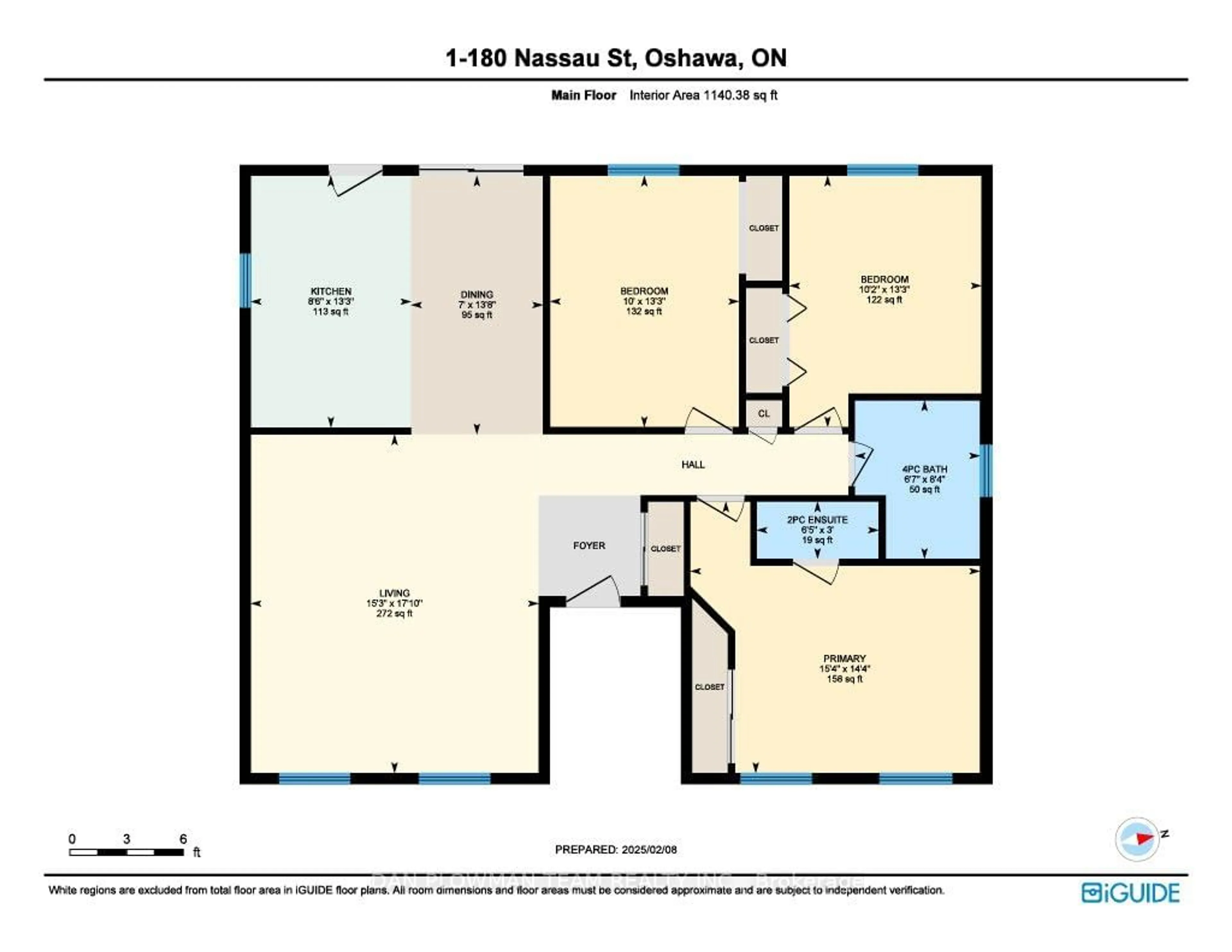 Floor plan for 176 Nassau St, Oshawa Ontario L1J 4A5