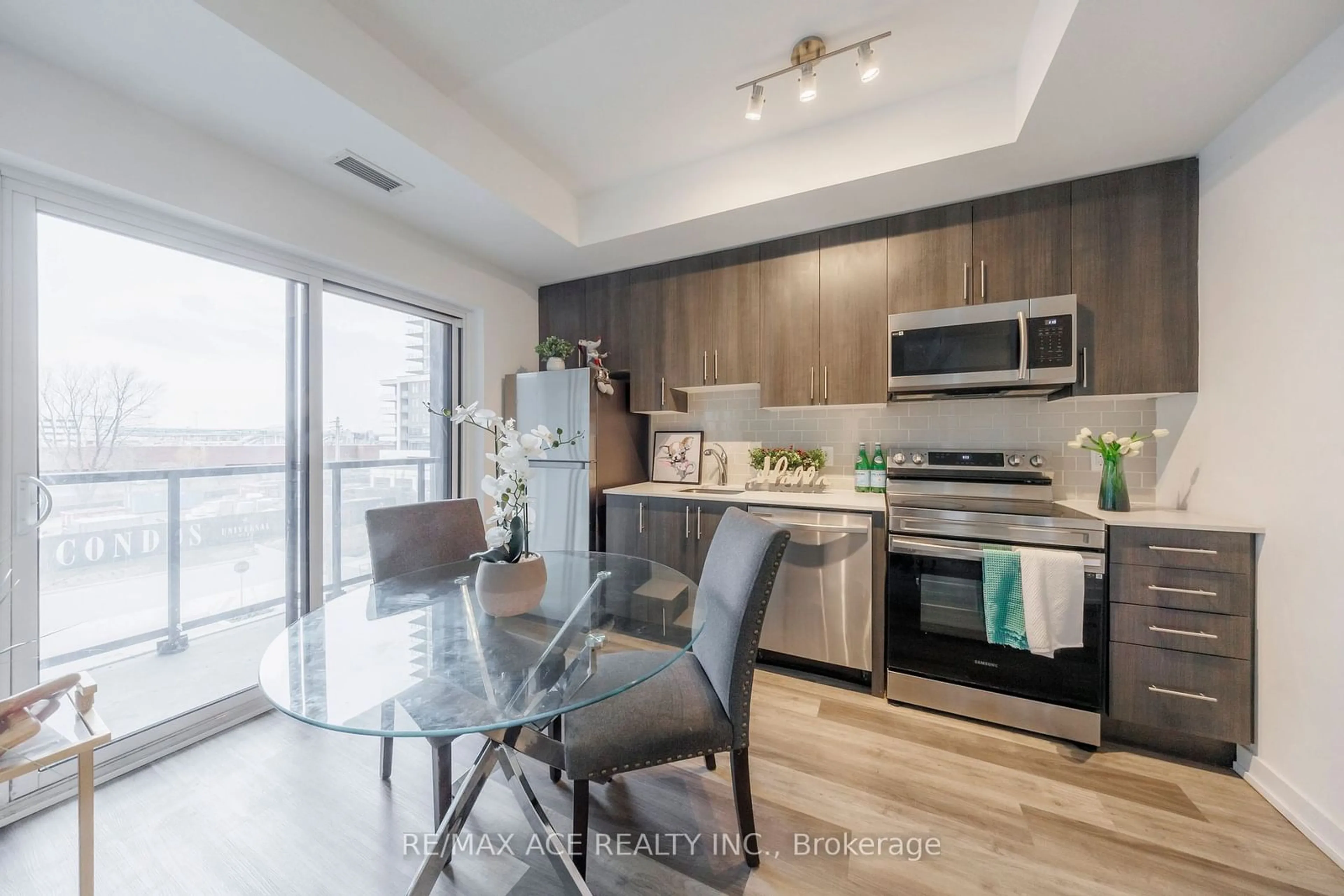 Open concept kitchen, unknown for 1480 Bayly St #301, Pickering Ontario L1W 0C2