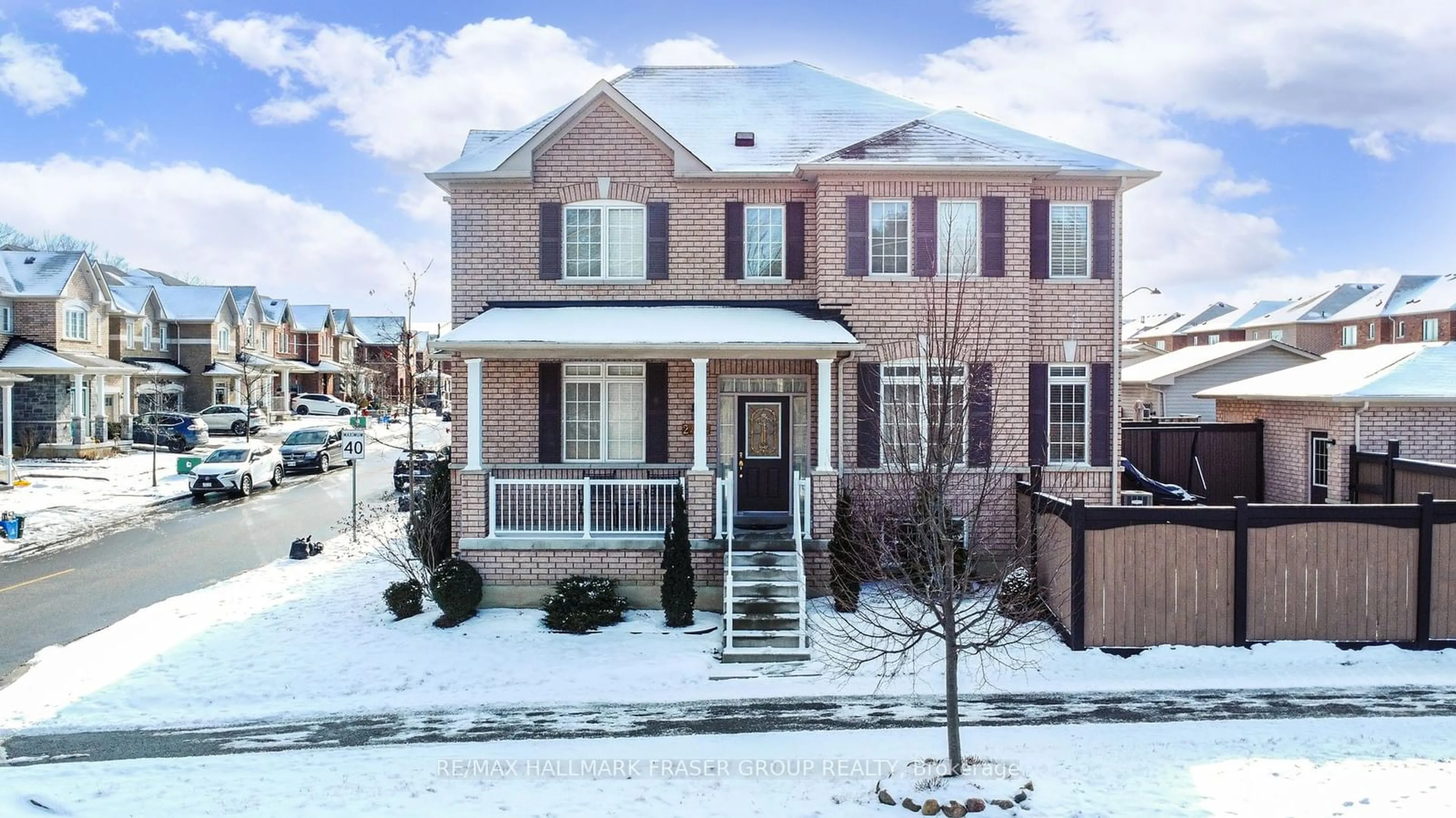 Home with brick exterior material, street for 2494 Earl Grey Ave, Pickering Ontario L1X 0B9