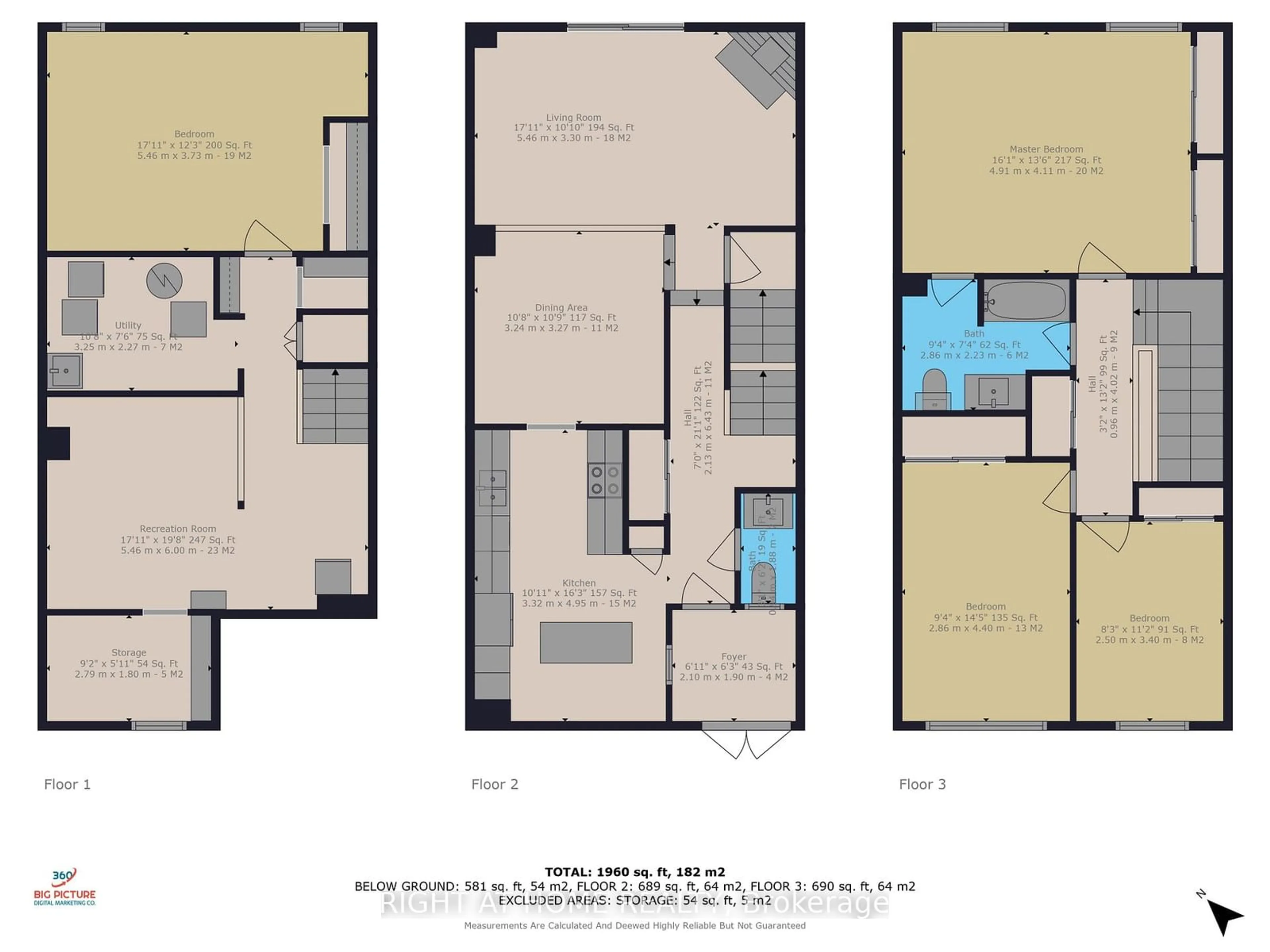 Floor plan for 63 Mcknight Dr, Toronto Ontario M1B 2Z4