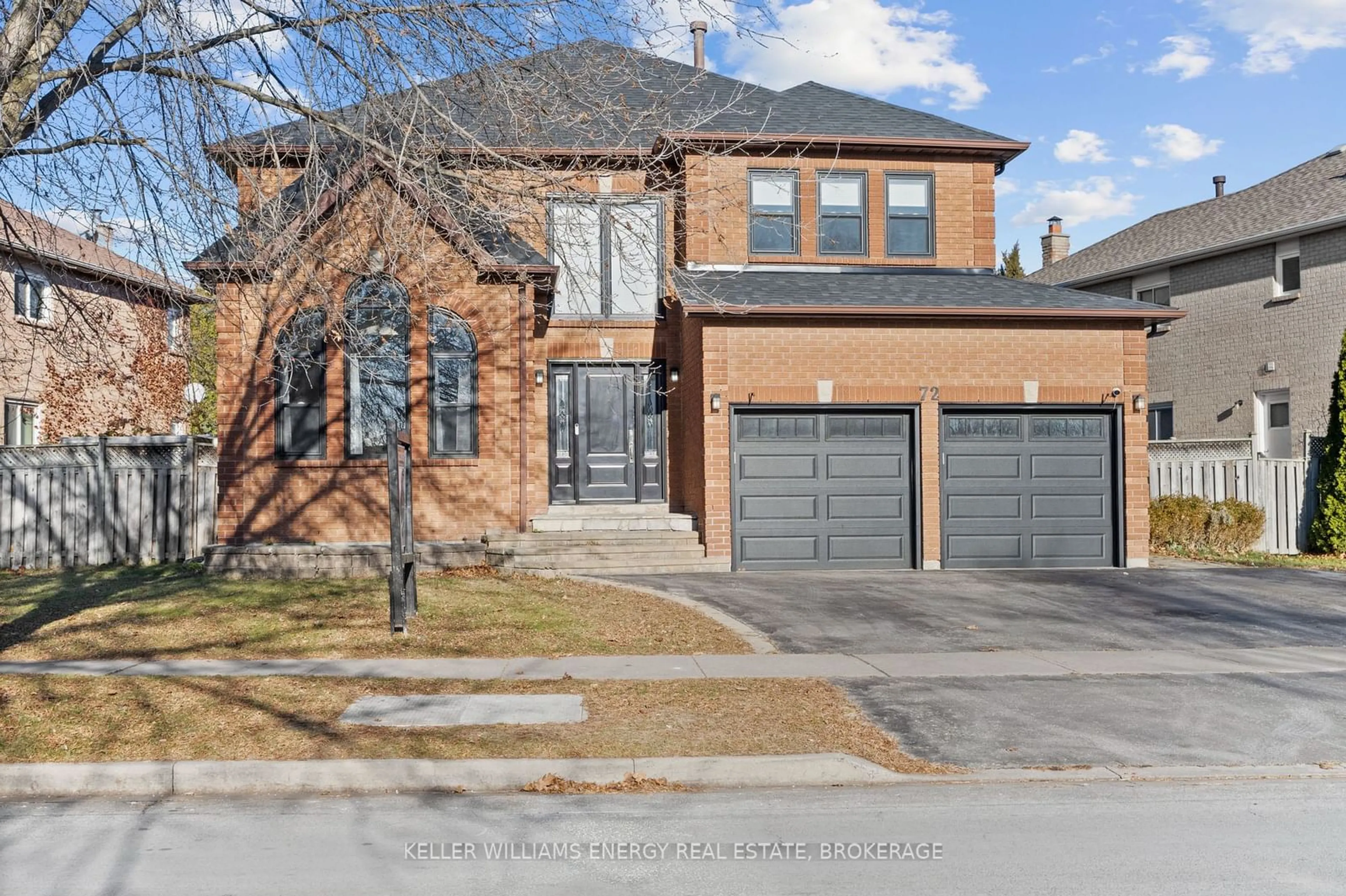 Home with brick exterior material, street for 72 Willowbrook Dr, Whitby Ontario L1R 2A8