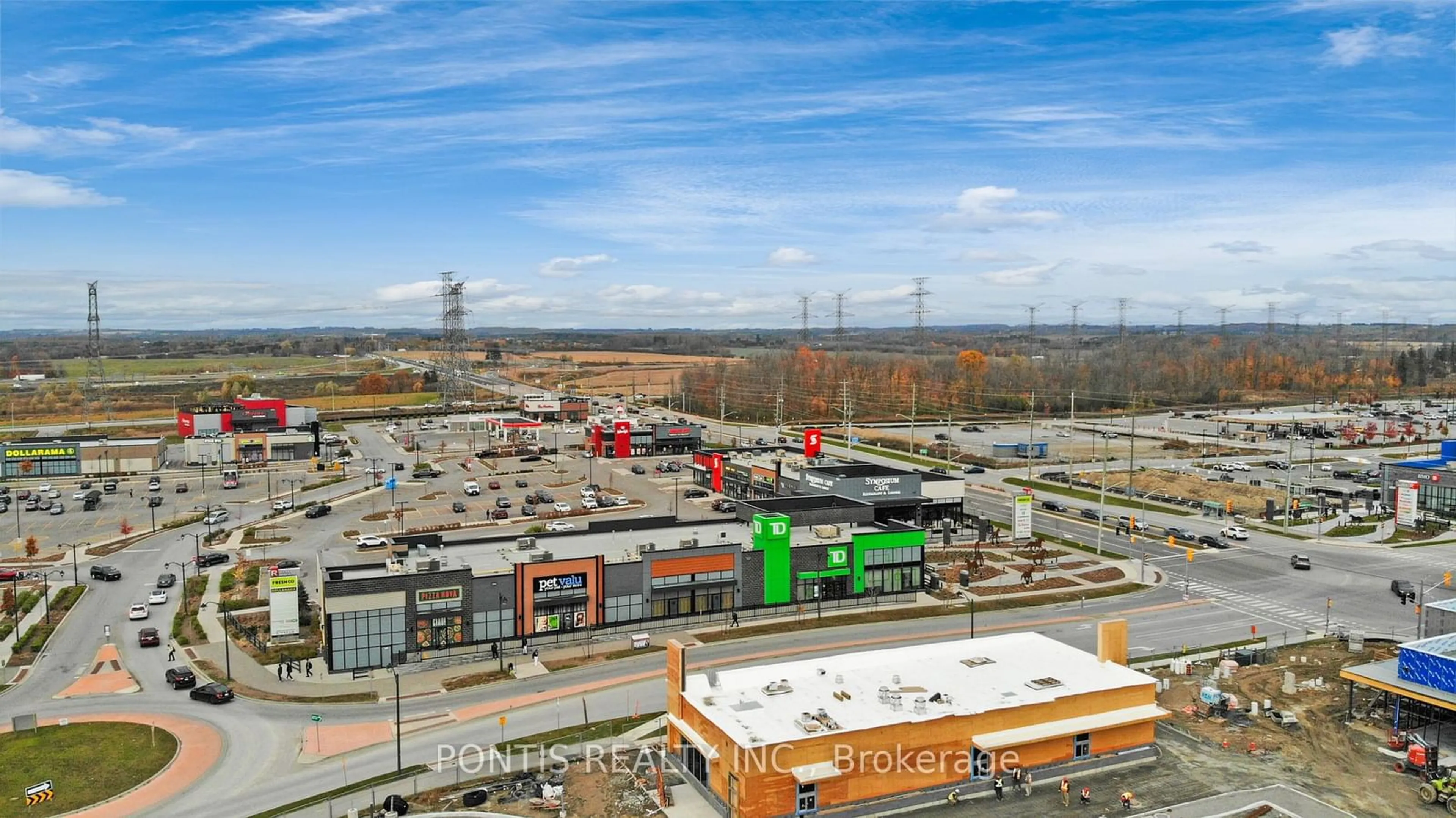 A pic from outside/outdoor area/front of a property/back of a property/a pic from drone, city buildings view from balcony for 2550 Simcoe St #502, Oshawa Ontario L1L 0R5