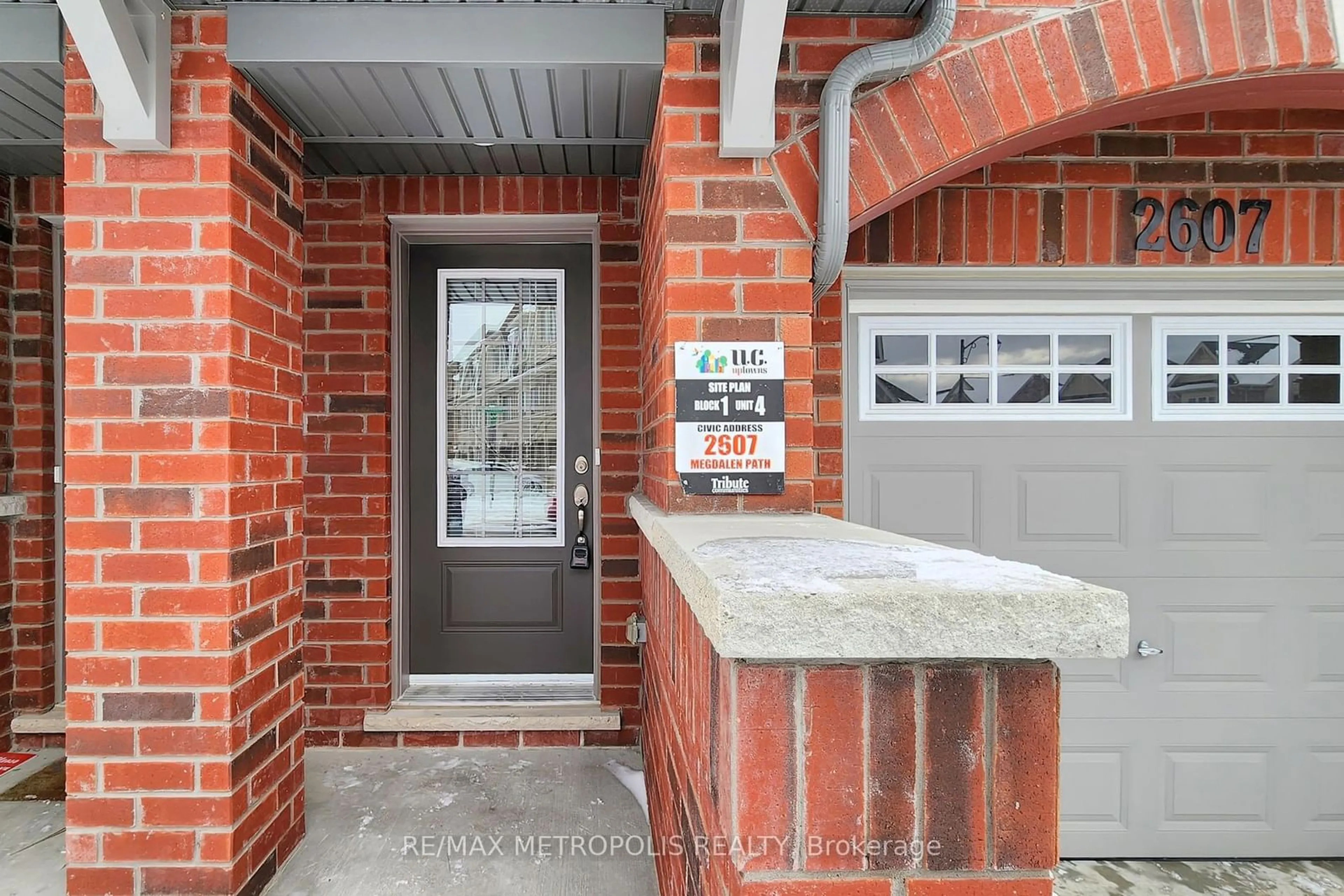 Home with brick exterior material, street for 2607 MAGDELEN Path #4, Oshawa Ontario L1L 0R6