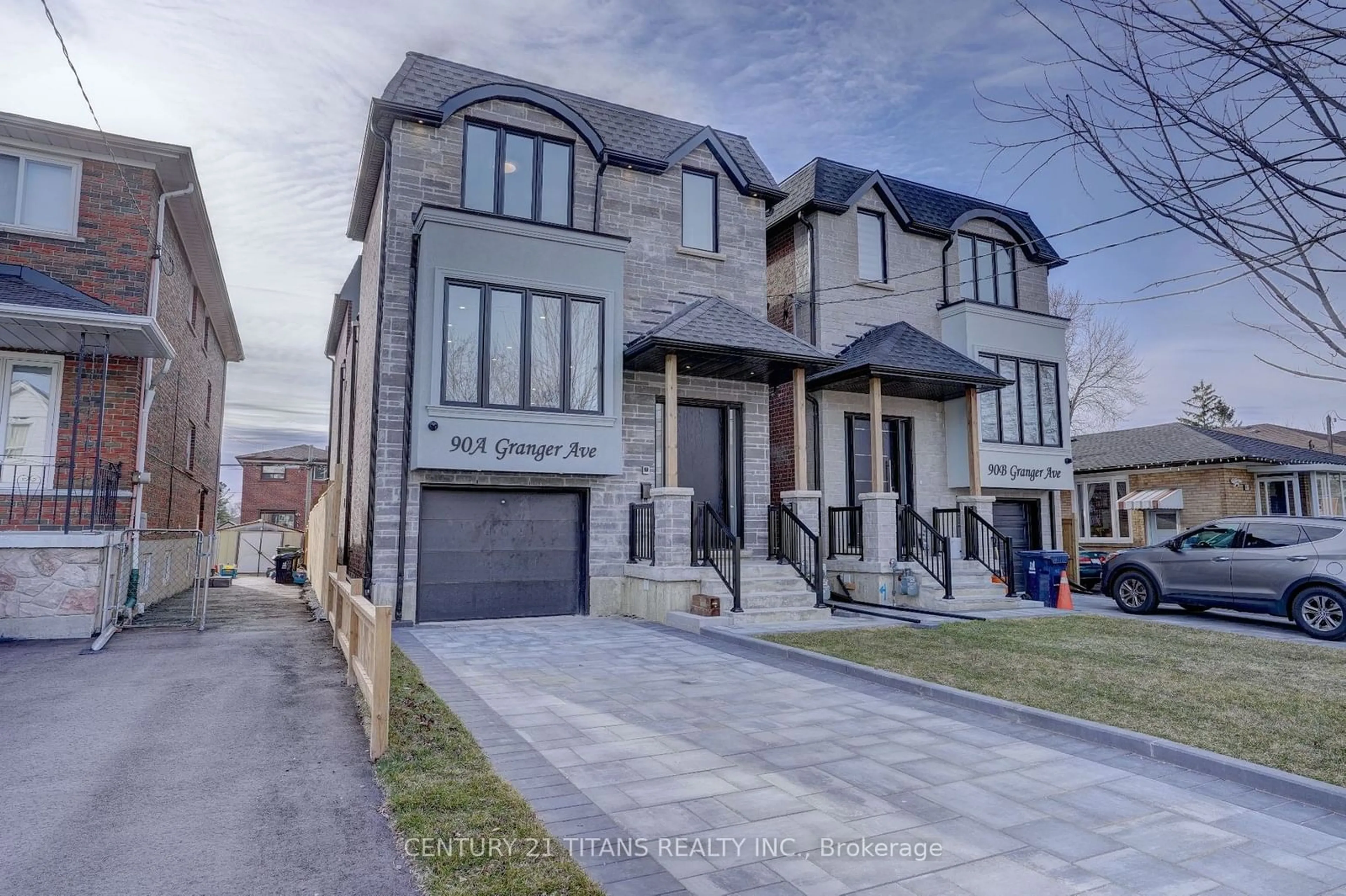 Home with brick exterior material, street for 90 A Granger Ave, Toronto Ontario M1K 3L3