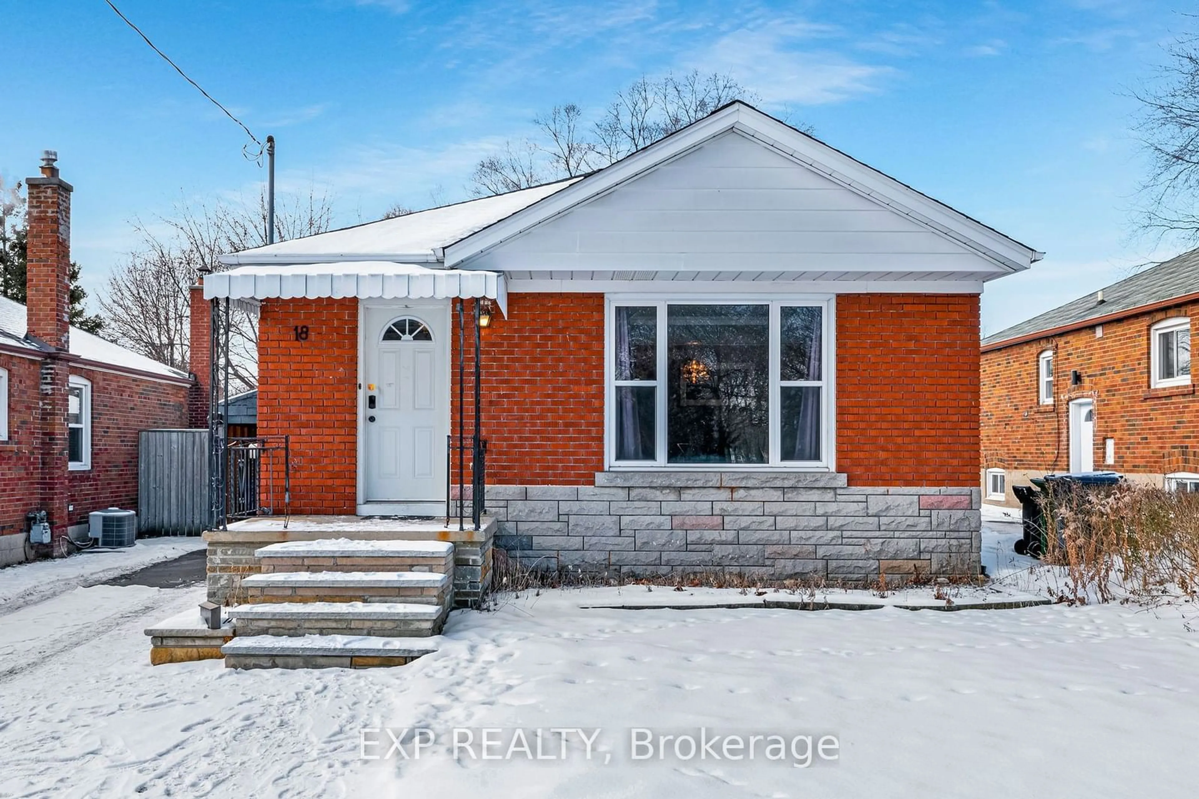 Home with brick exterior material, street for 18 Lewiston Rd, Toronto Ontario M1P 1X7