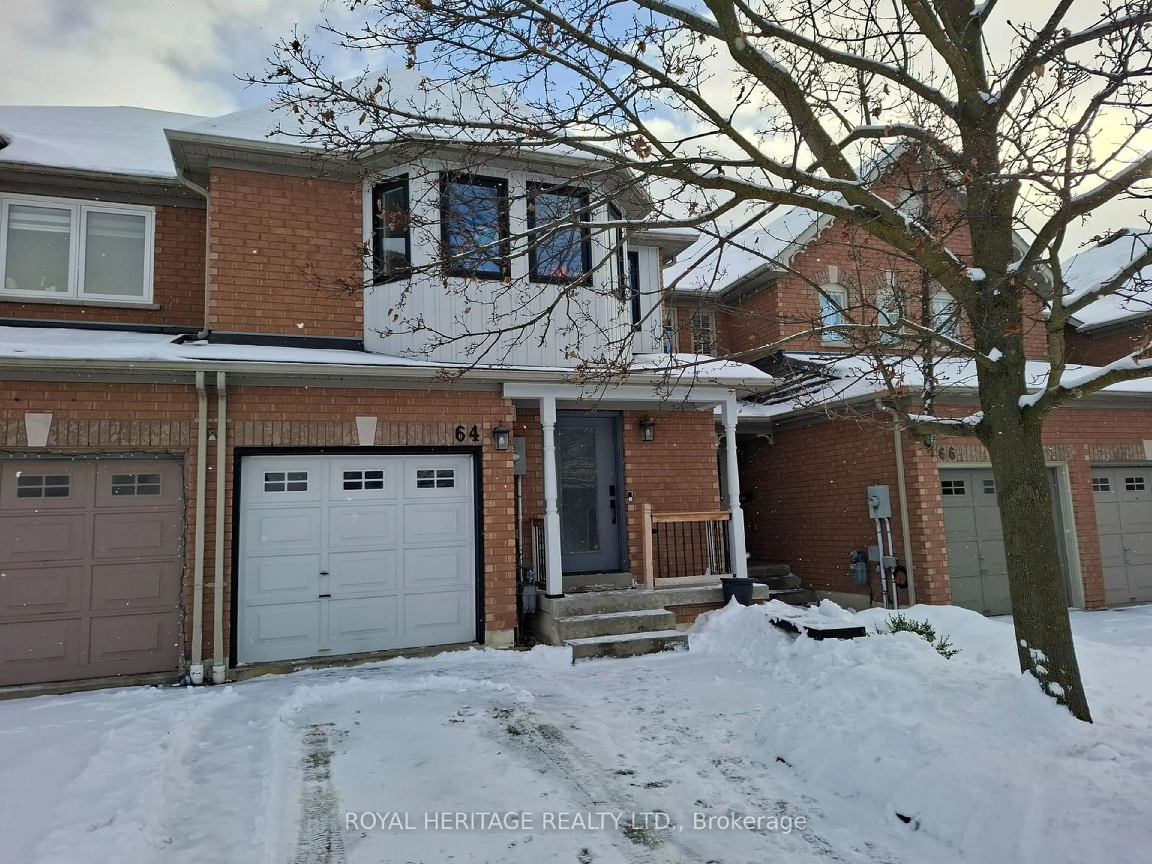 Home with brick exterior material, street for 64 Zachary Pl, Whitby Ontario L1M 1E1