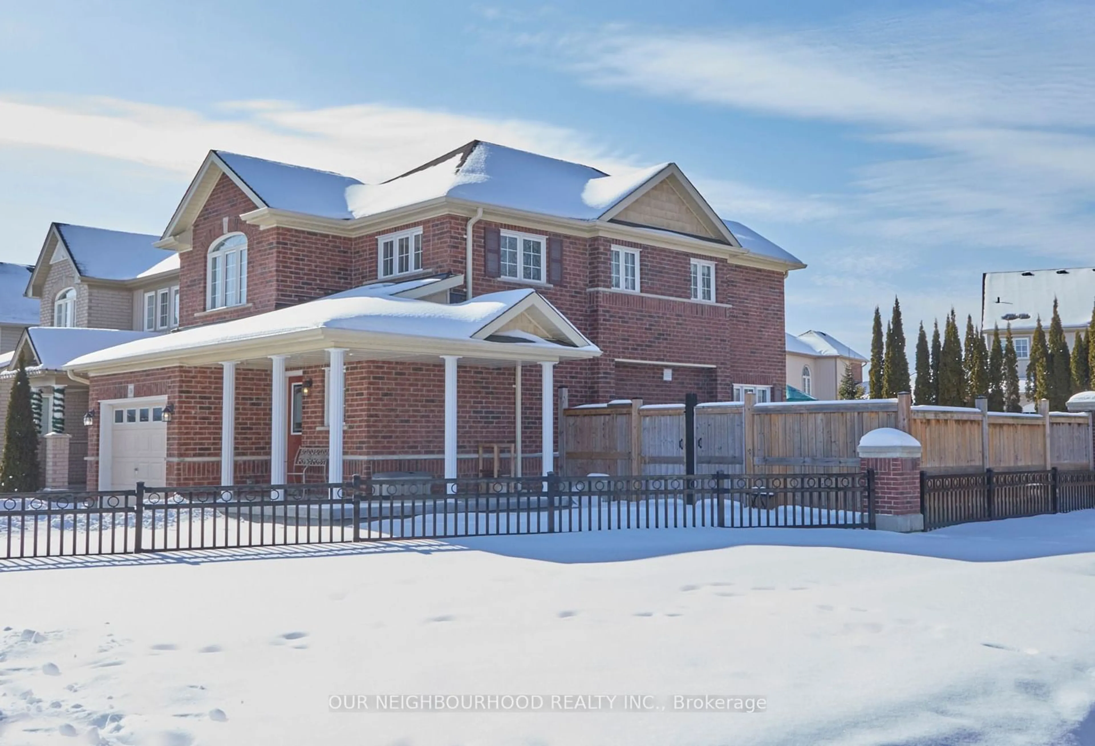 Home with brick exterior material, building for 38 Niddery St, Clarington Ontario L1E 0H2