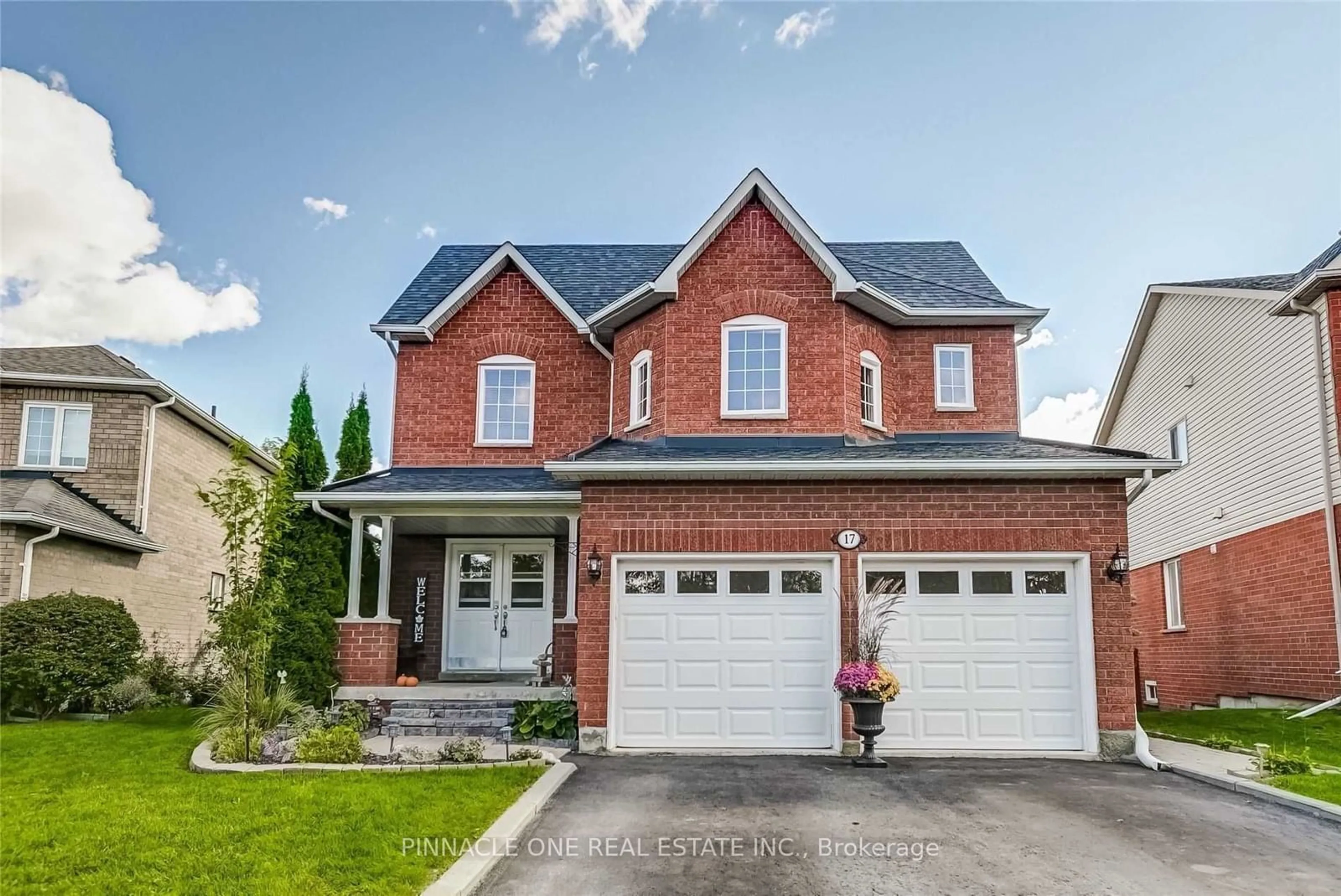 Home with brick exterior material, street for 17 Dart Crt, Clarington Ontario L1C 5C7