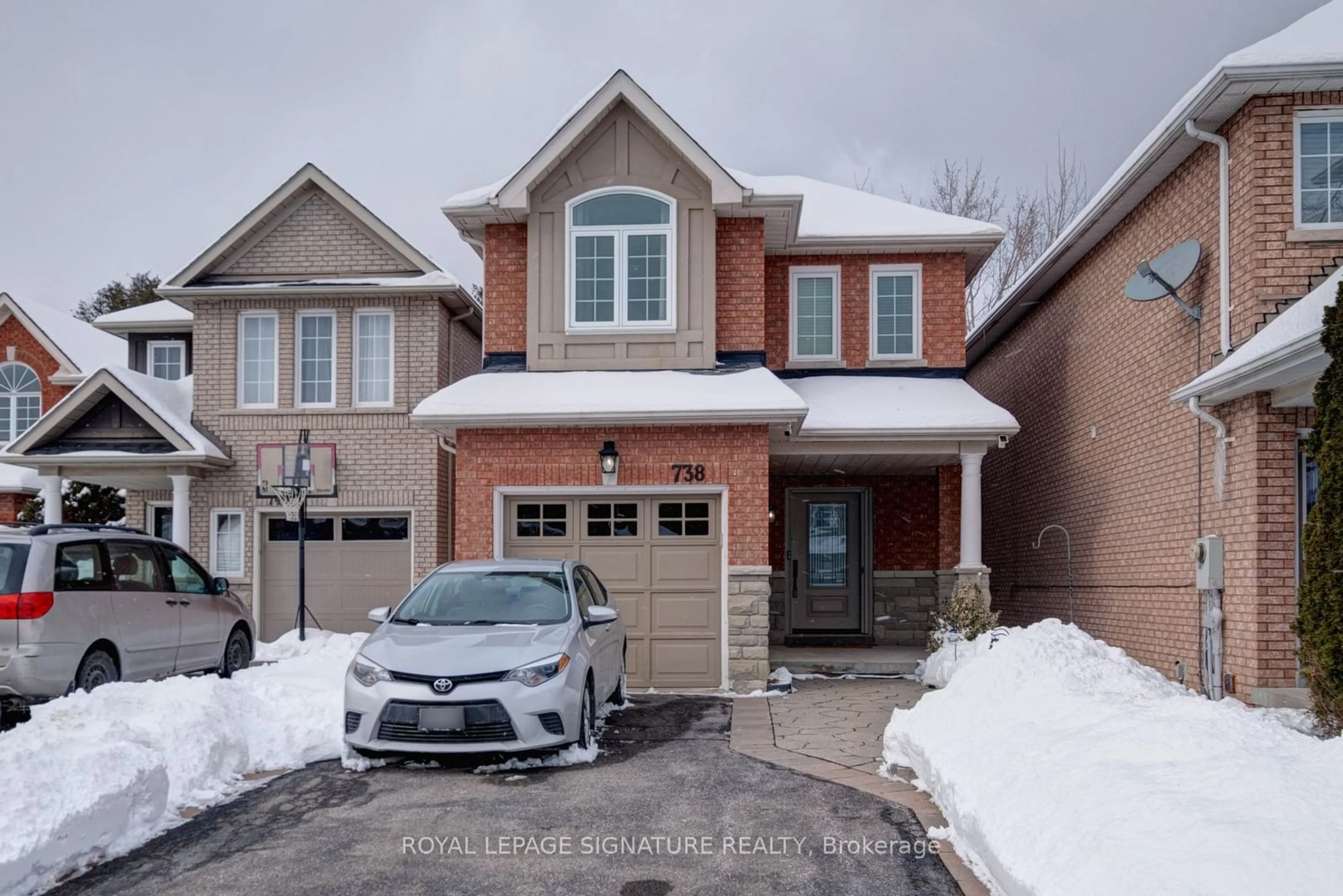 Home with brick exterior material, street for 738 Swan Pl, Pickering Ontario L1X 2V8