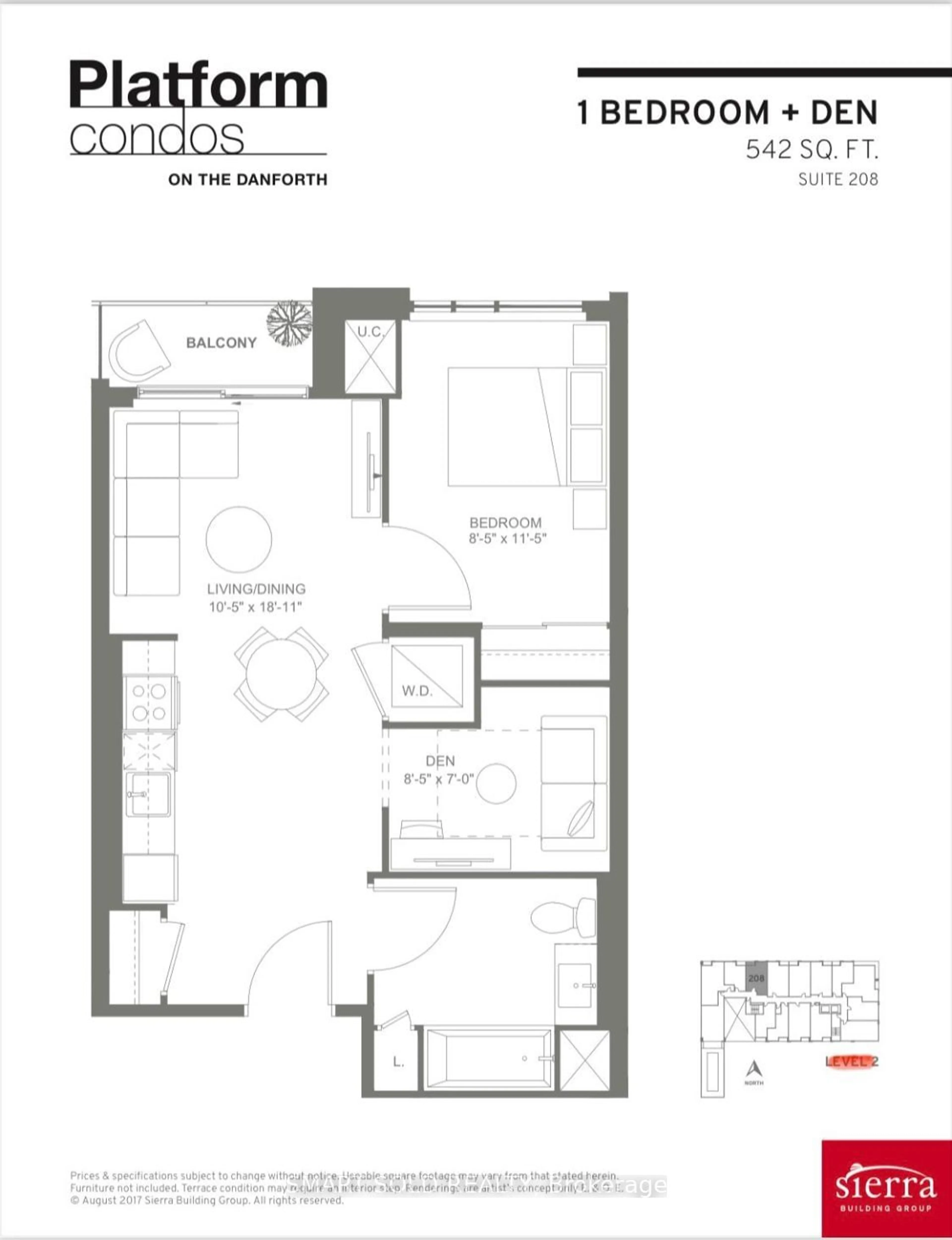 Floor plan for 630 Greenwood Ave, Toronto Ontario M4J 4B2