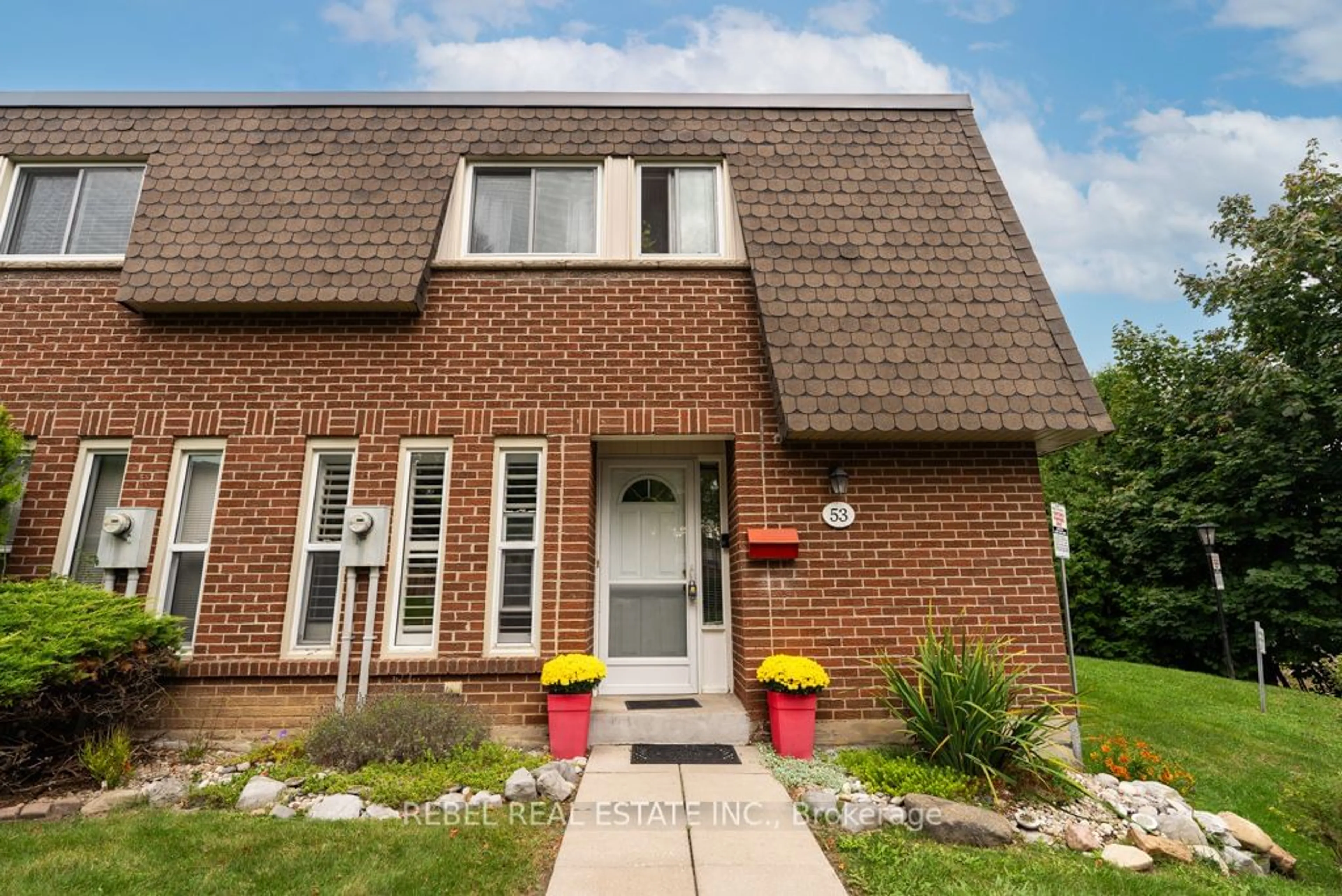 Home with brick exterior material, street for 53 Deacon Lane, Ajax Ontario L1S 2T2