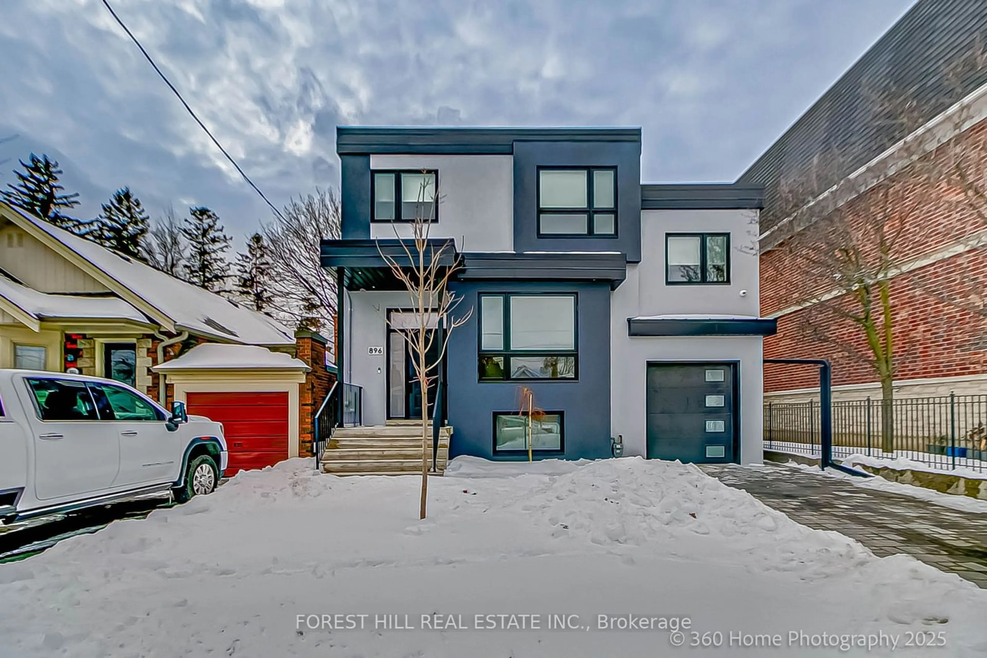 Home with brick exterior material, street for 896 Coxwell Ave, Toronto Ontario M4C 3G2