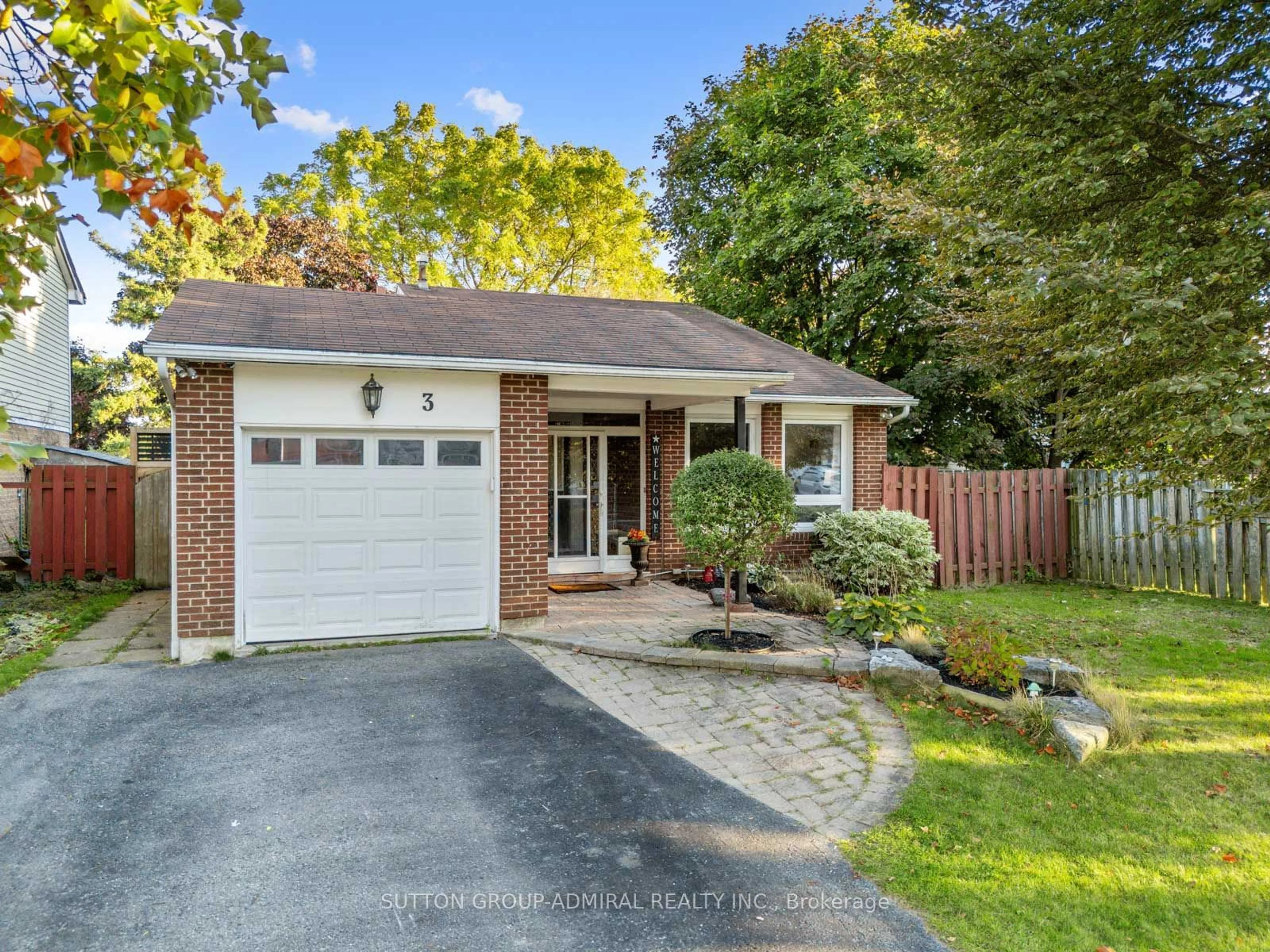 Home with brick exterior material, street for 3 Panter Cres, Ajax Ontario L1S 3T4