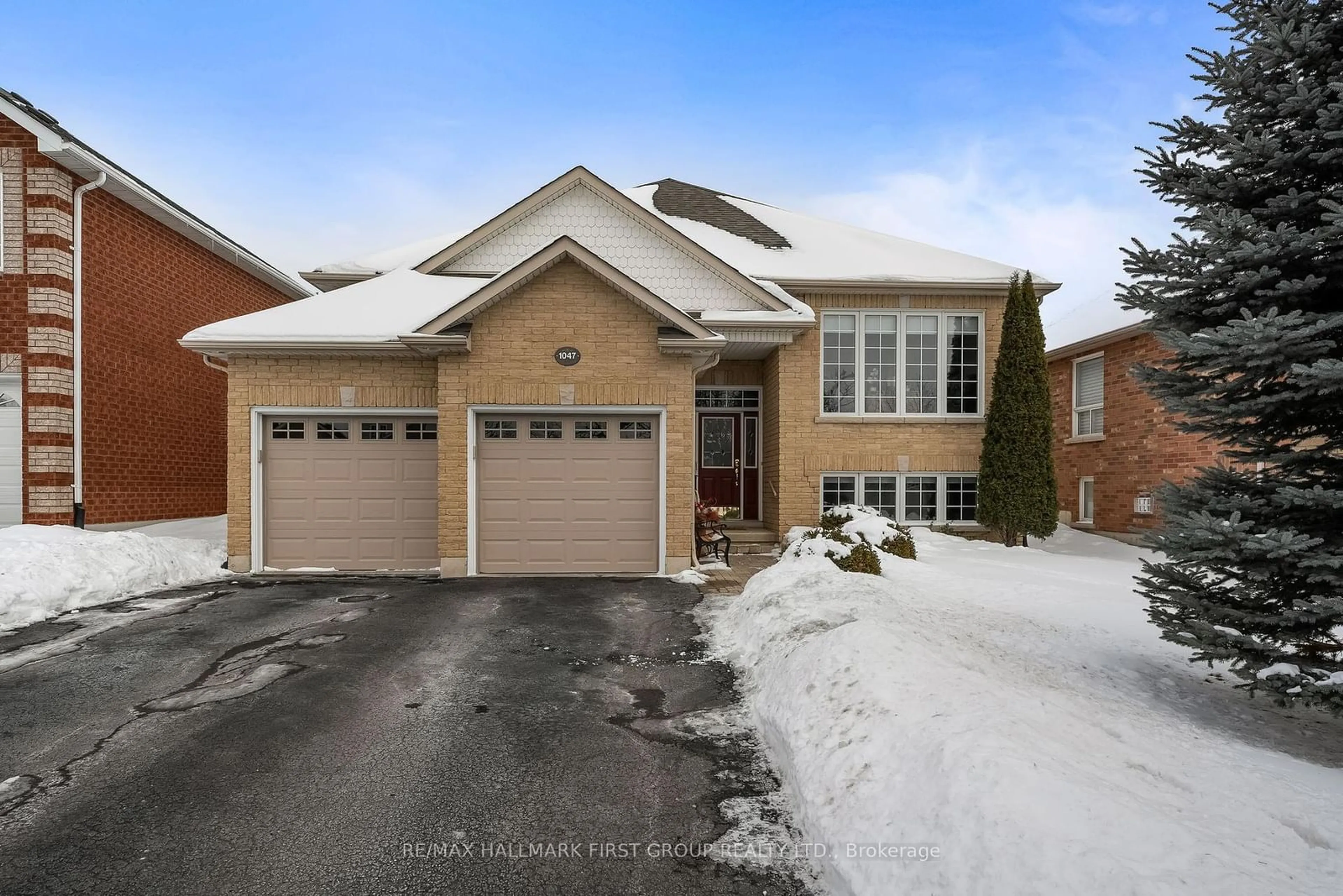 Home with brick exterior material, street for 1047 Interlake Dr, Oshawa Ontario L1K 2M5