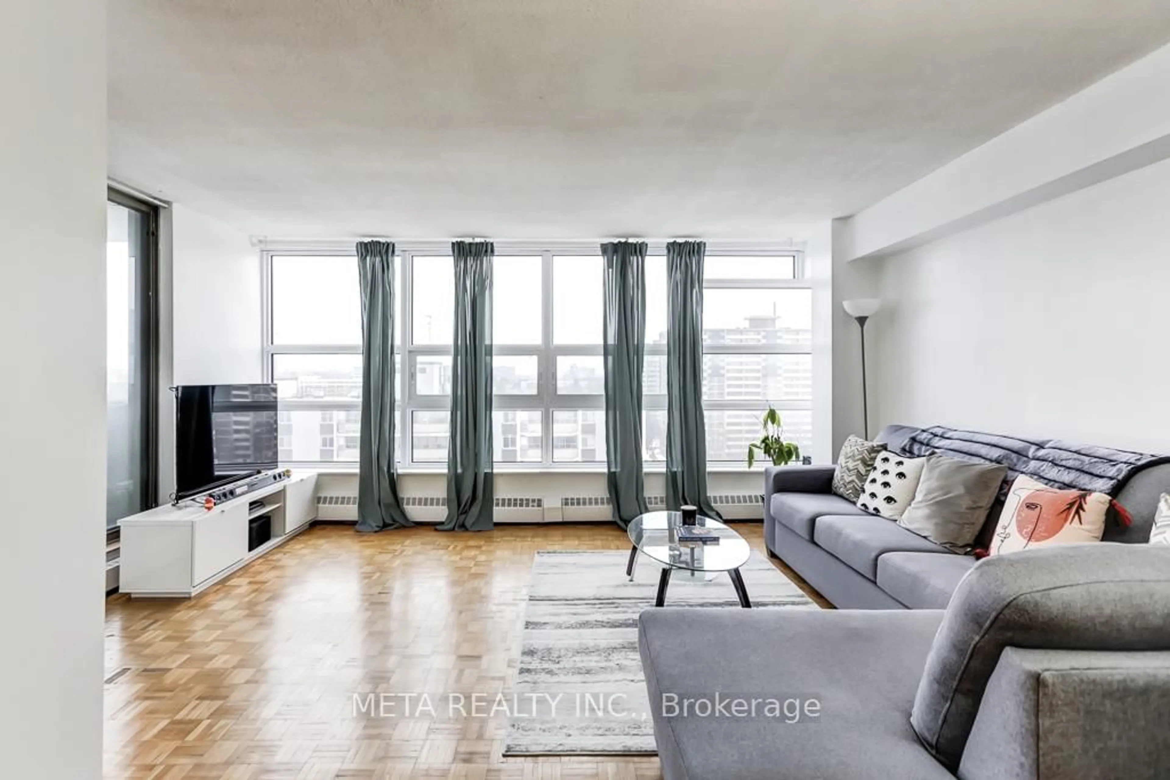 Living room with furniture, unknown for 3380 Eglinton Ave #1101, Toronto Ontario M1J 3L6