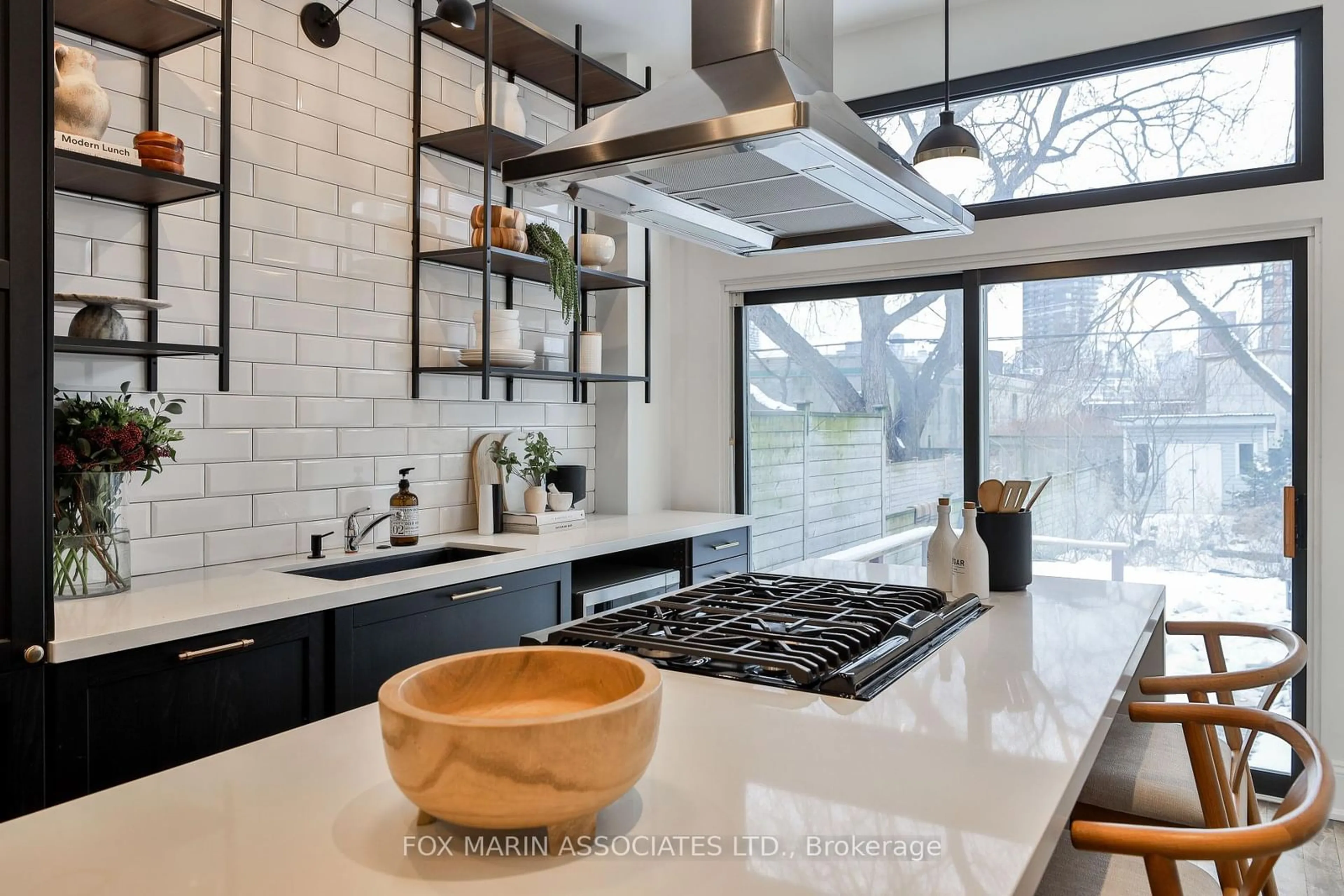 Contemporary kitchen, ceramic/tile floor for 32 Lewis St, Toronto Ontario M4M 2H3