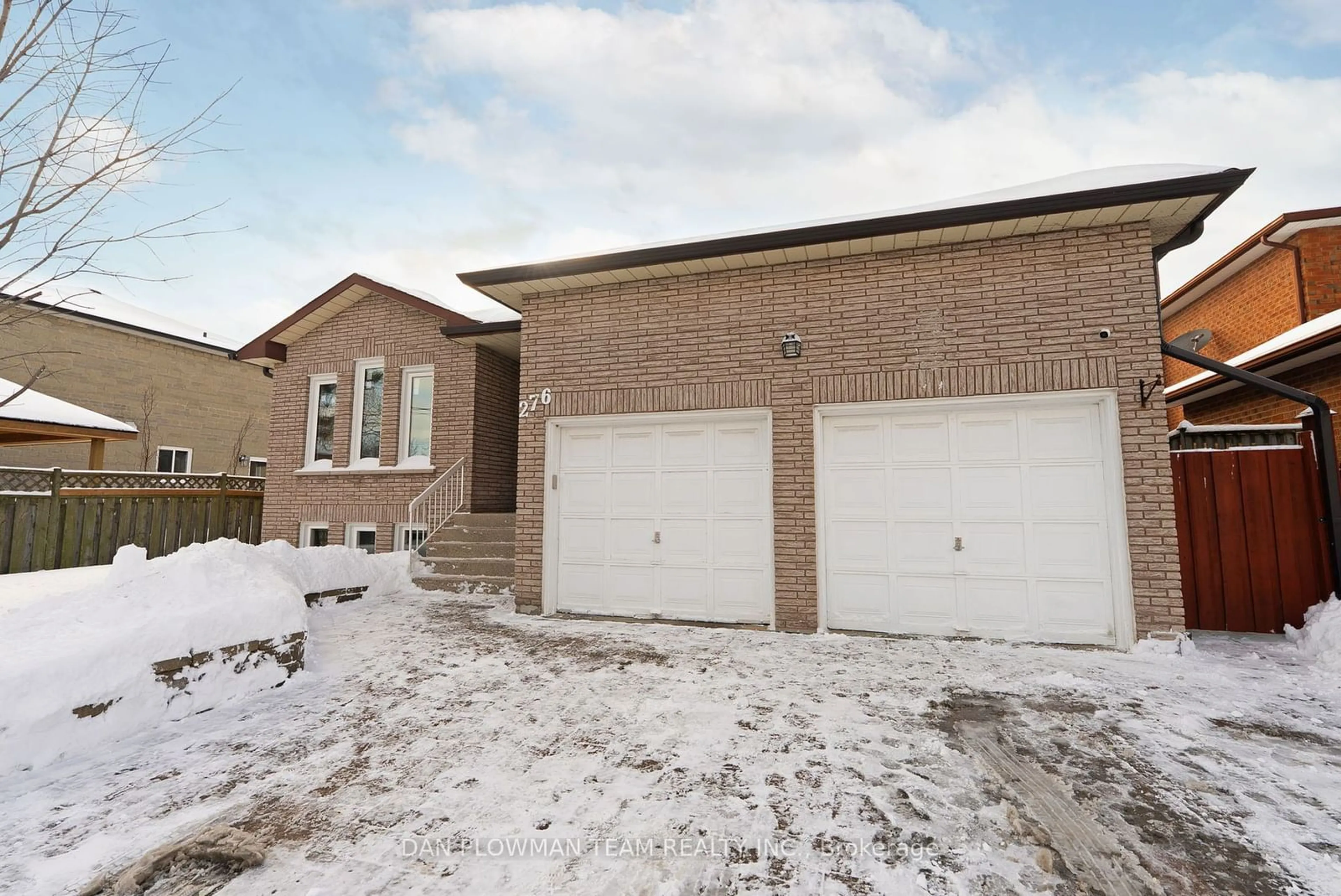 Home with brick exterior material, street for 276 Thornton Rd, Oshawa Ontario L1J 6T7