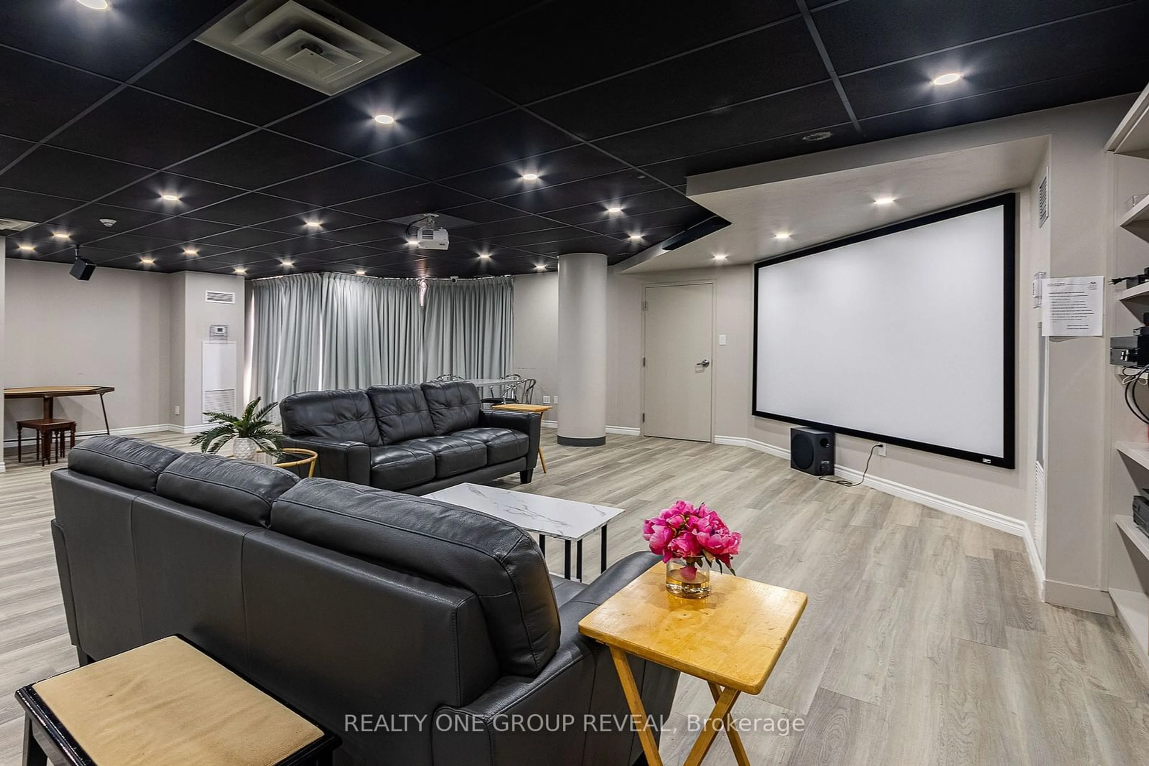 Home theater for 11753 Sheppard Ave #314, Toronto Ontario M1B 5M3