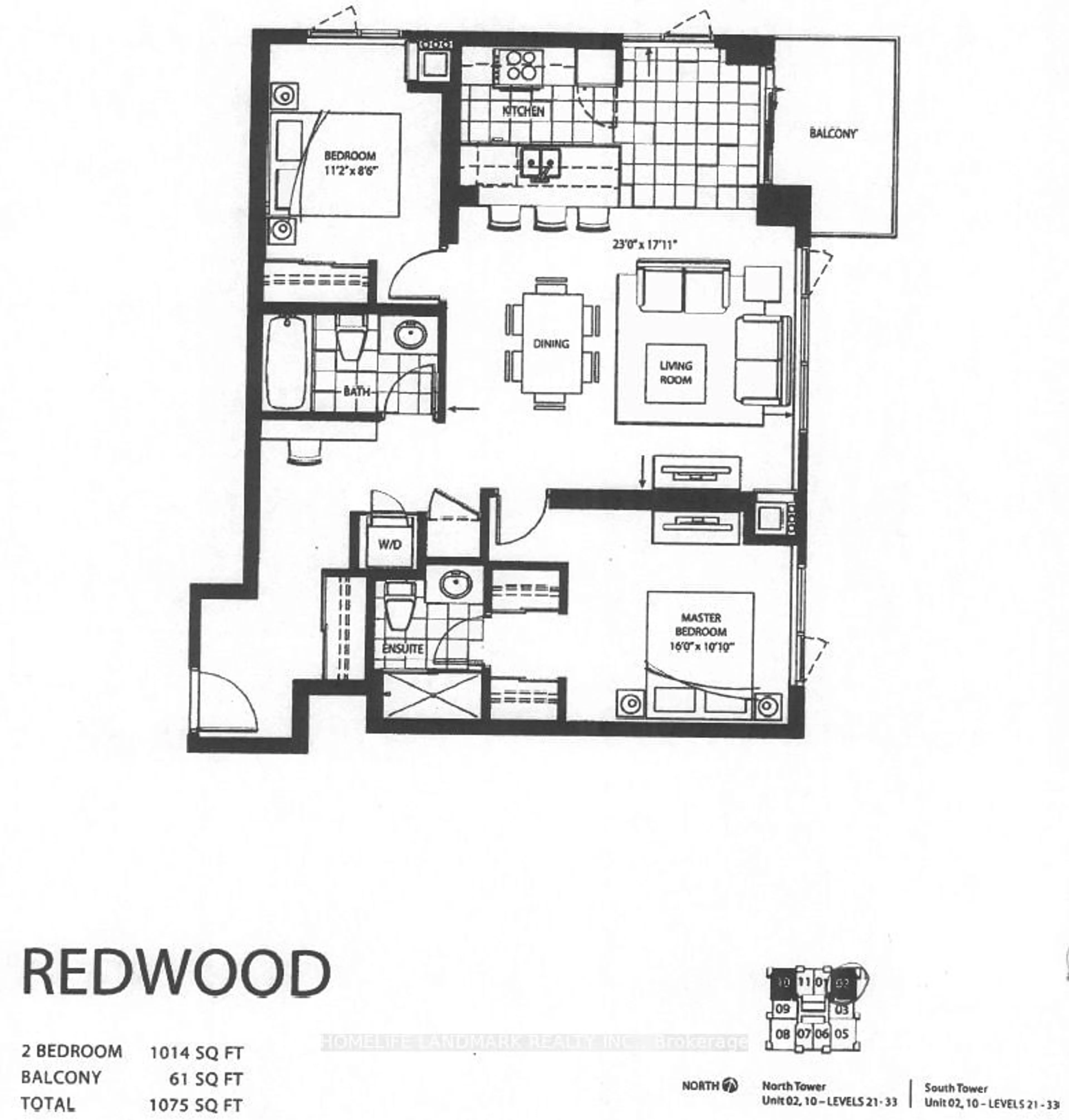 Floor plan for 190 Borough Dr #3102, Toronto Ontario M1P 0B6