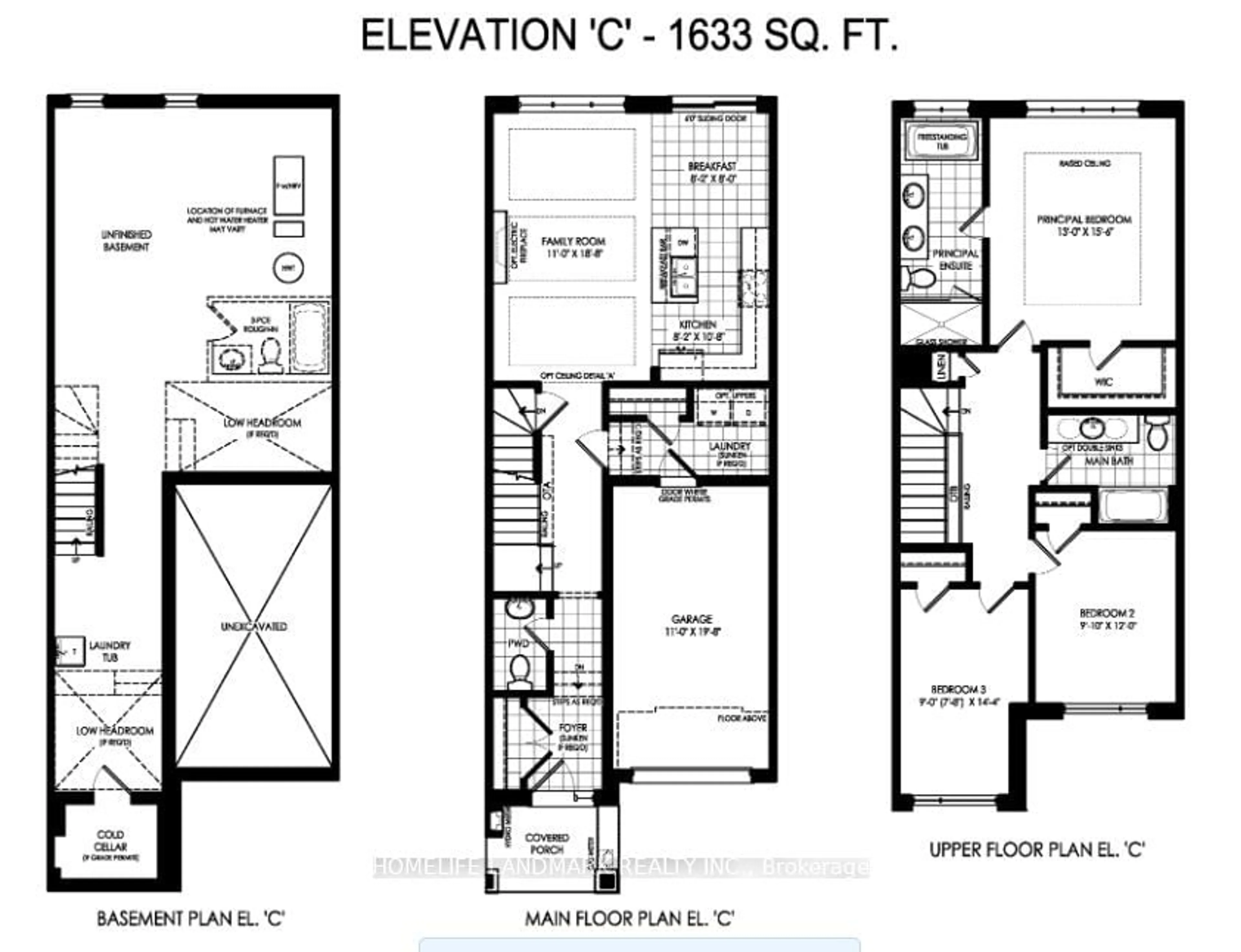 Floor plan for 3057 Sideline 16, Pickering Ontario L1X 2R2