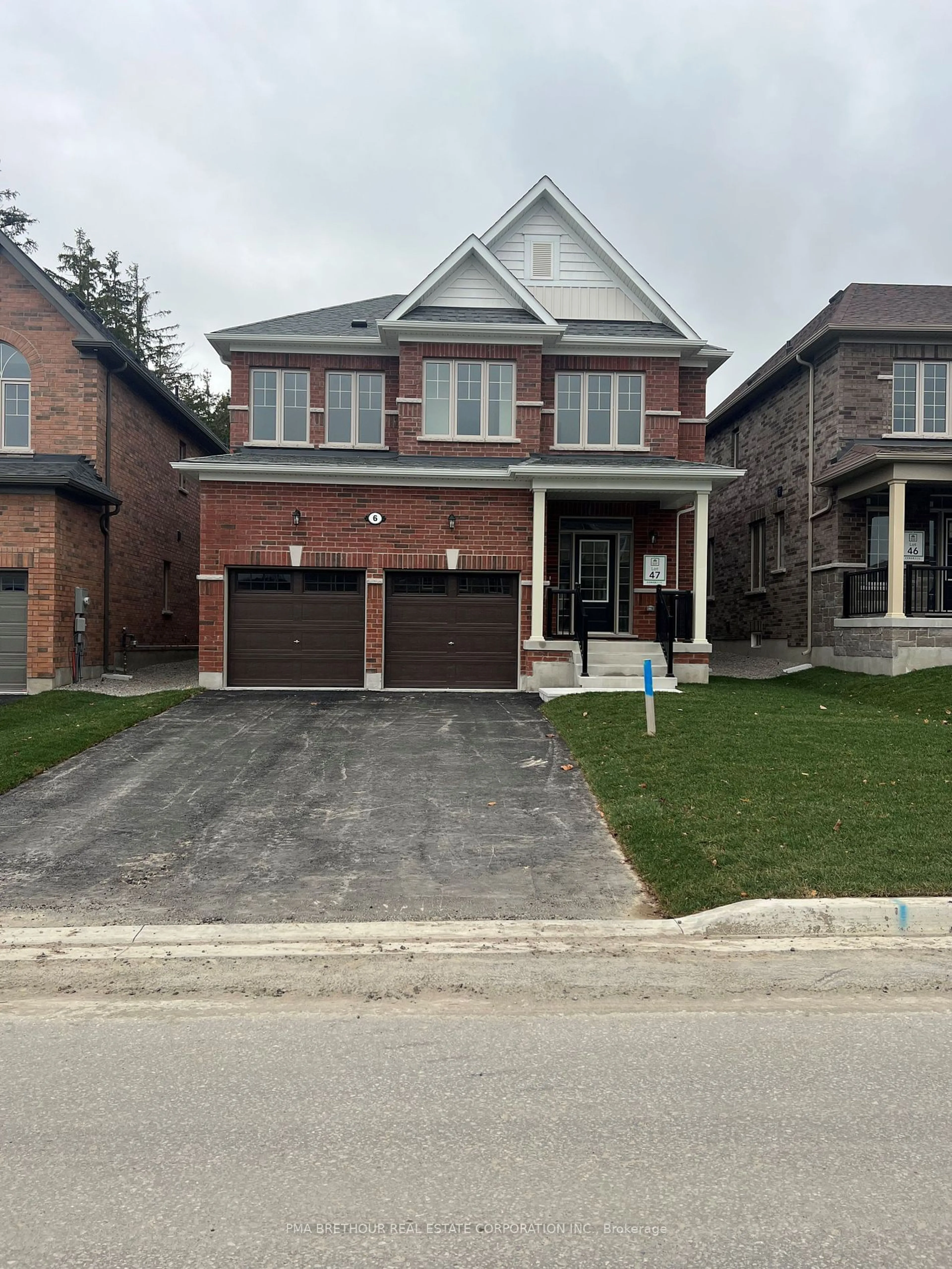 Home with brick exterior material, street for 6 Forestlane Way, Scugog Ontario L9L 0B2